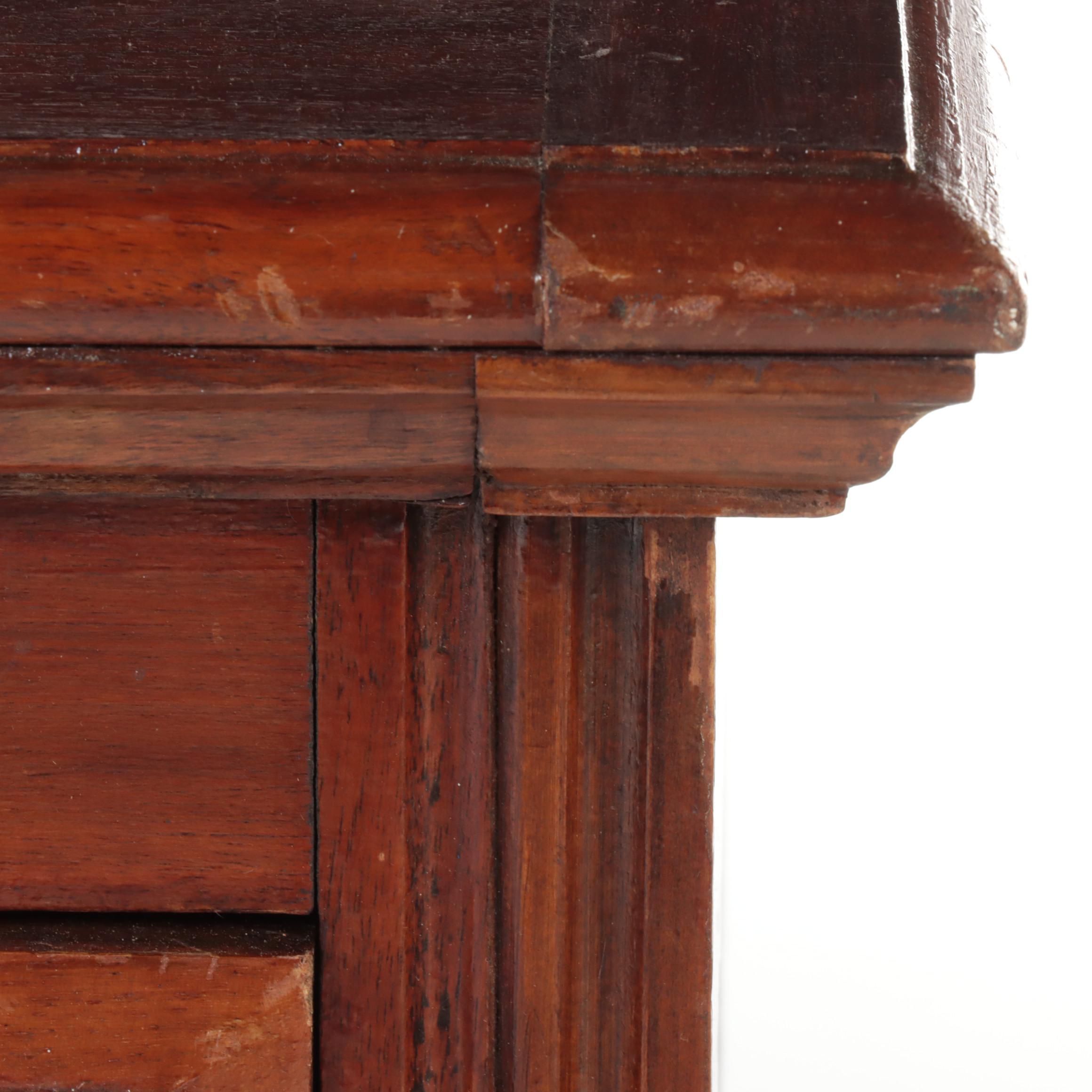 Victorian Walnut Chest of Drawers, Late 19th Century