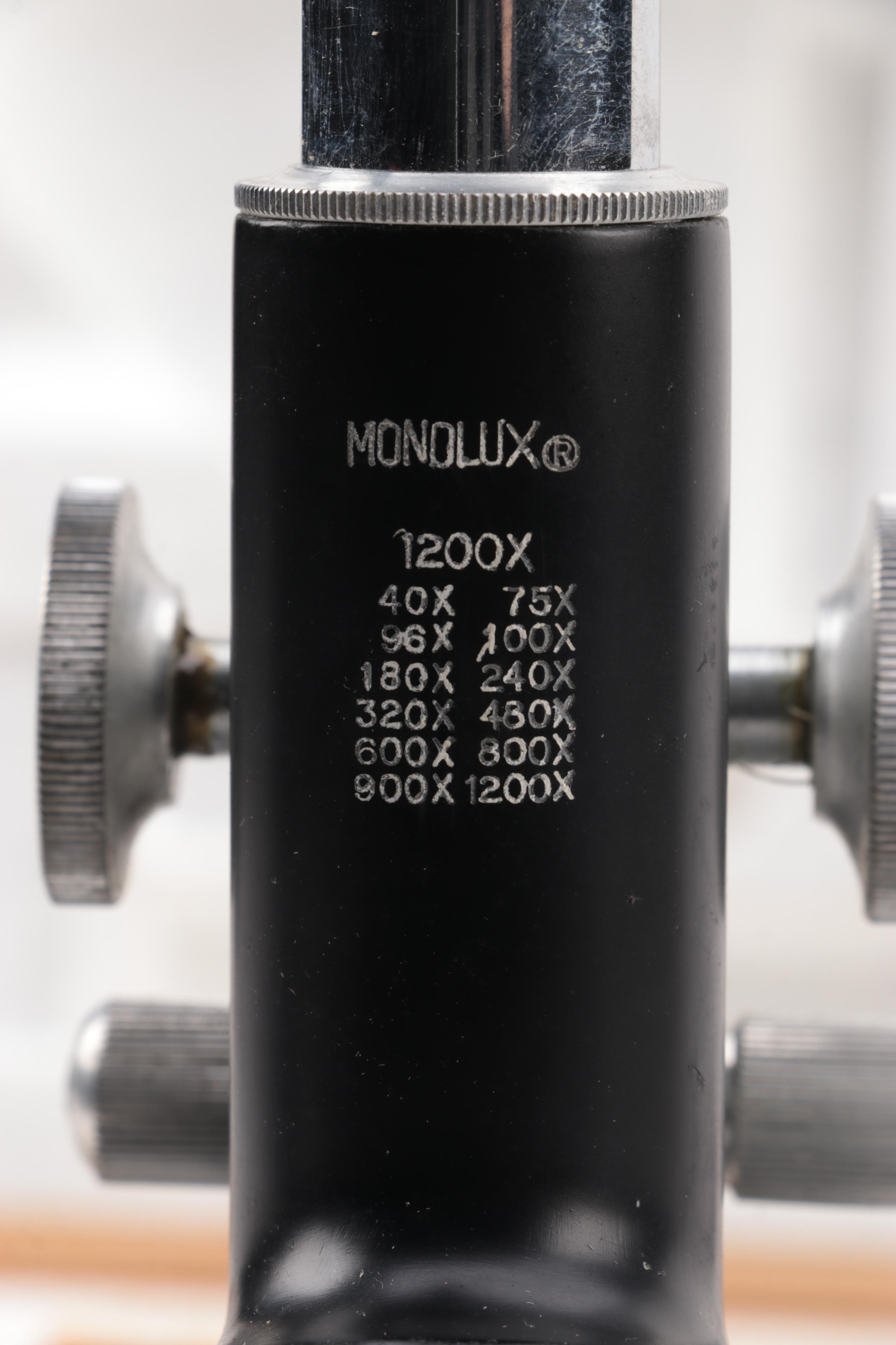 Monolux 1200x Microscope Kit with Magnifying Glasses