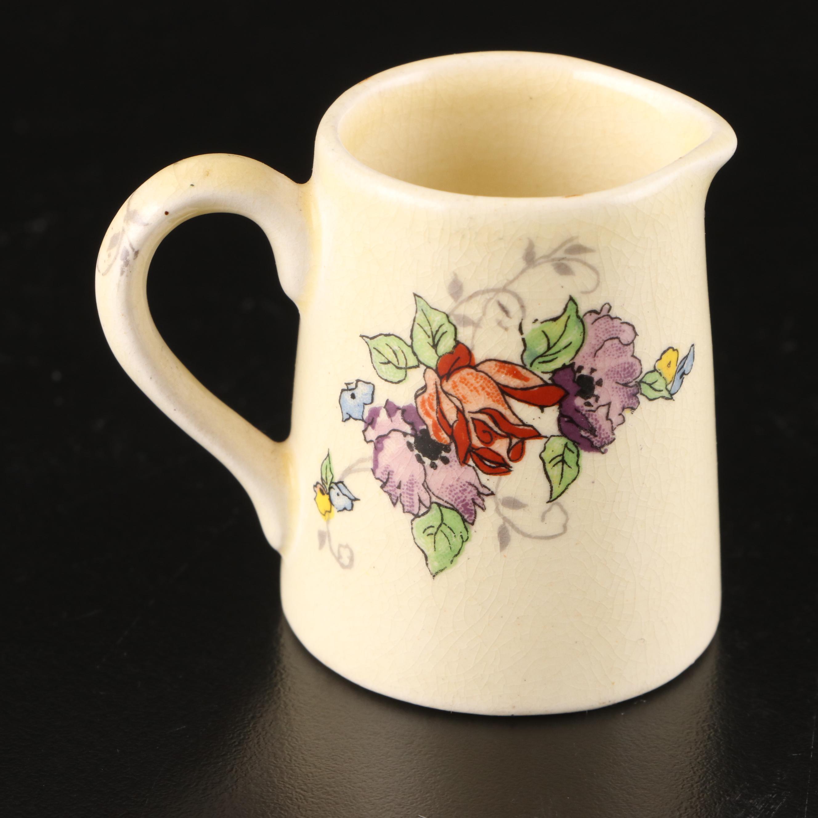 Bovey Pottery Ceramic Miniature Pitcher with More Miniatures