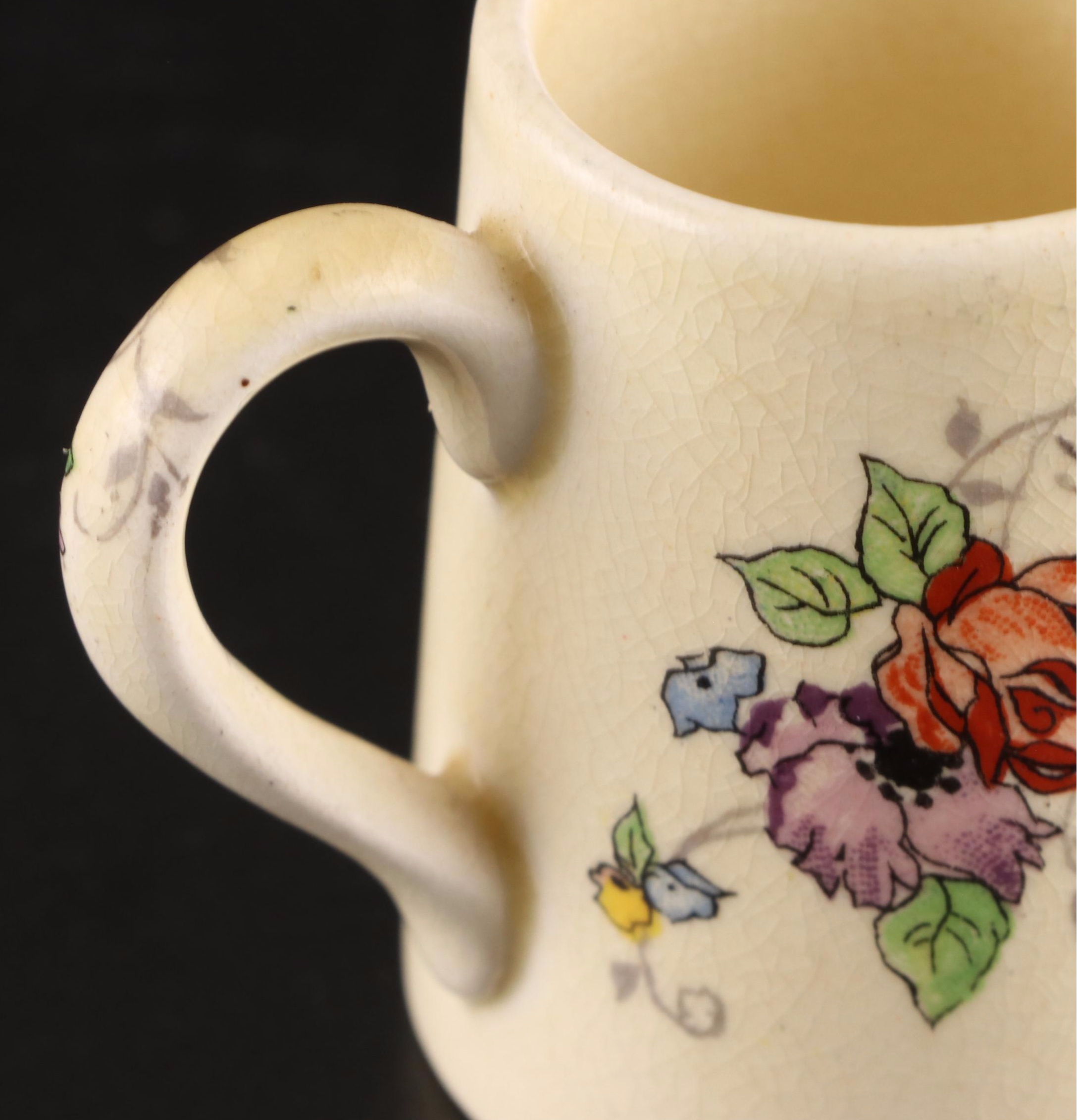 Bovey Pottery Ceramic Miniature Pitcher with More Miniatures
