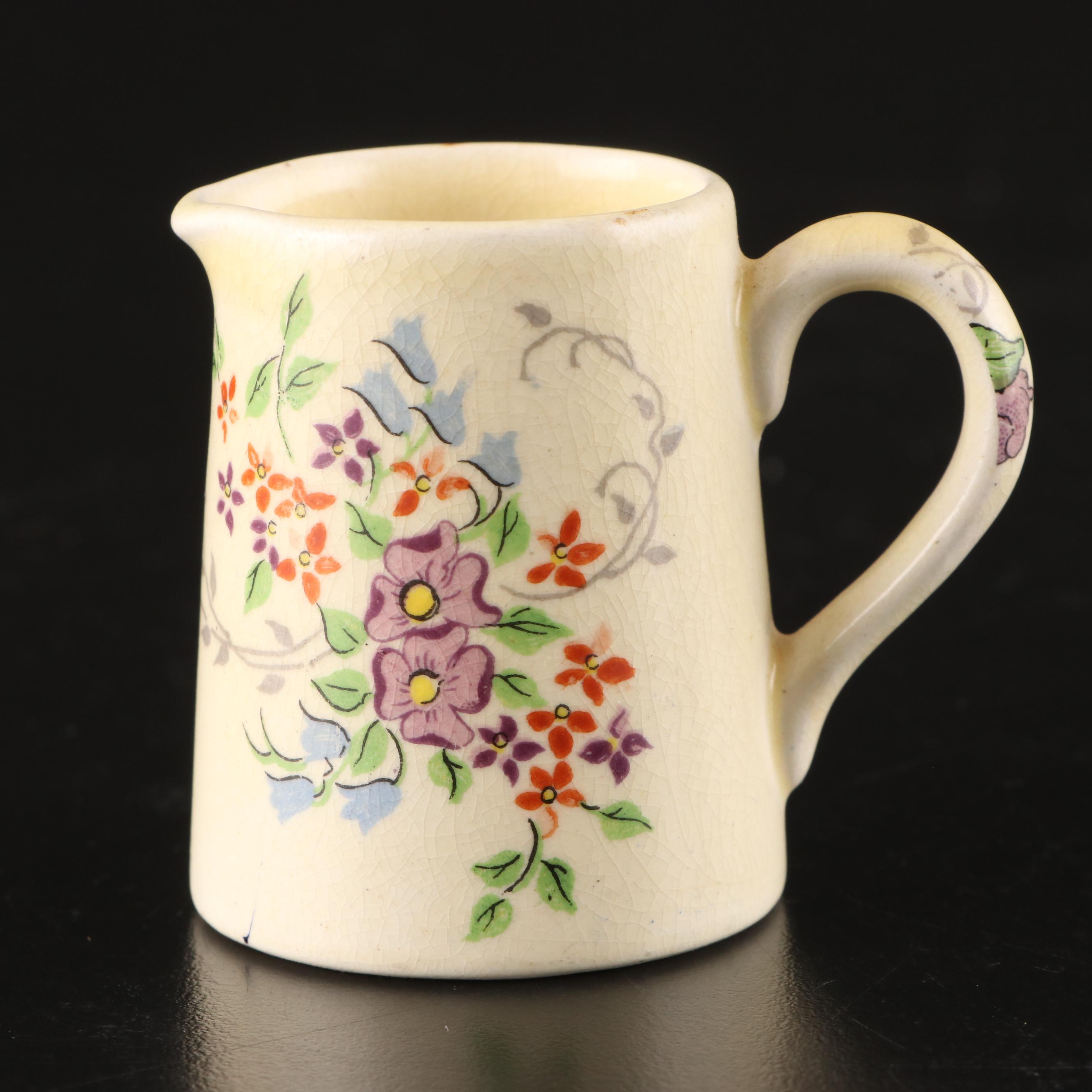 Bovey Pottery Ceramic Miniature Pitcher with More Miniatures