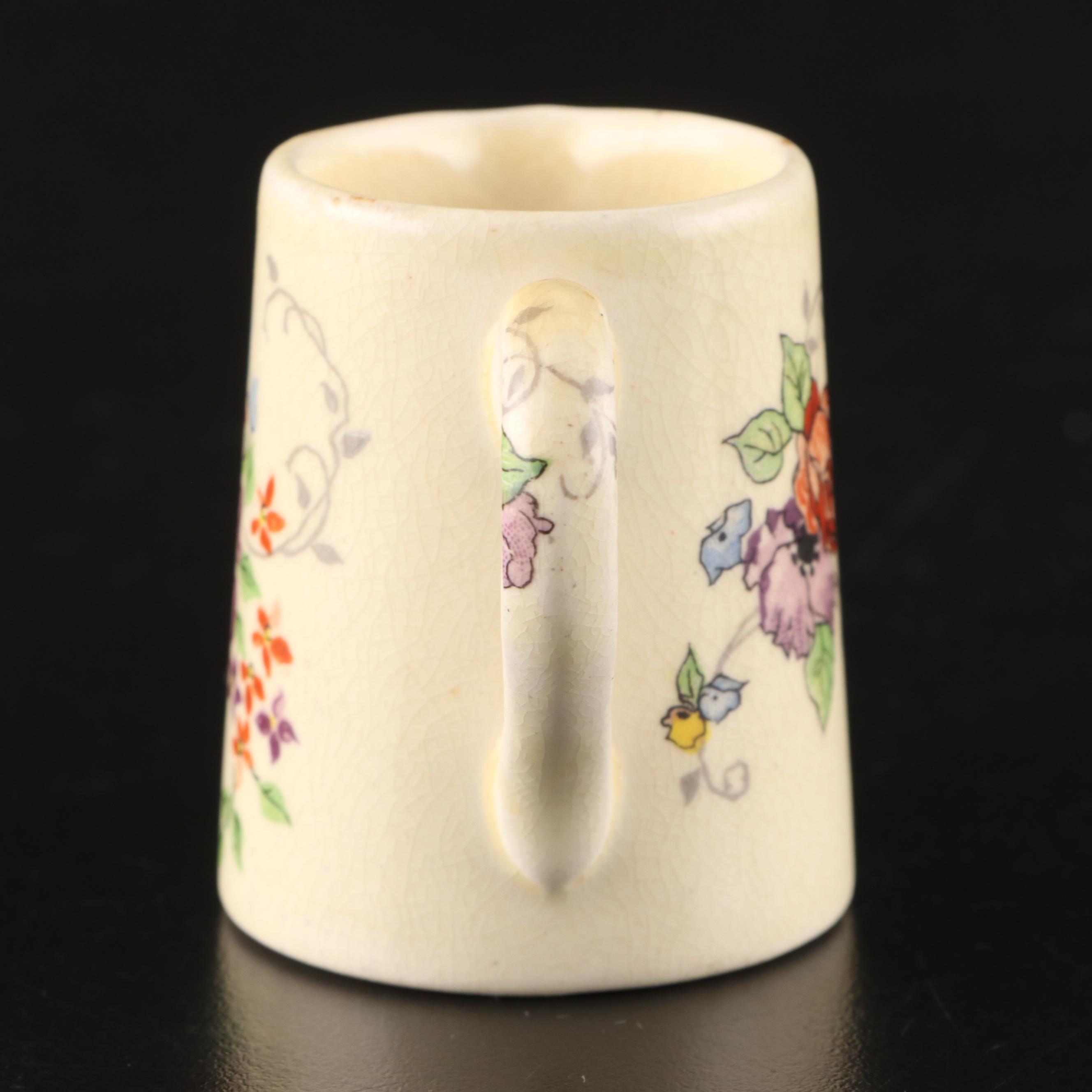 Bovey Pottery Ceramic Miniature Pitcher with More Miniatures