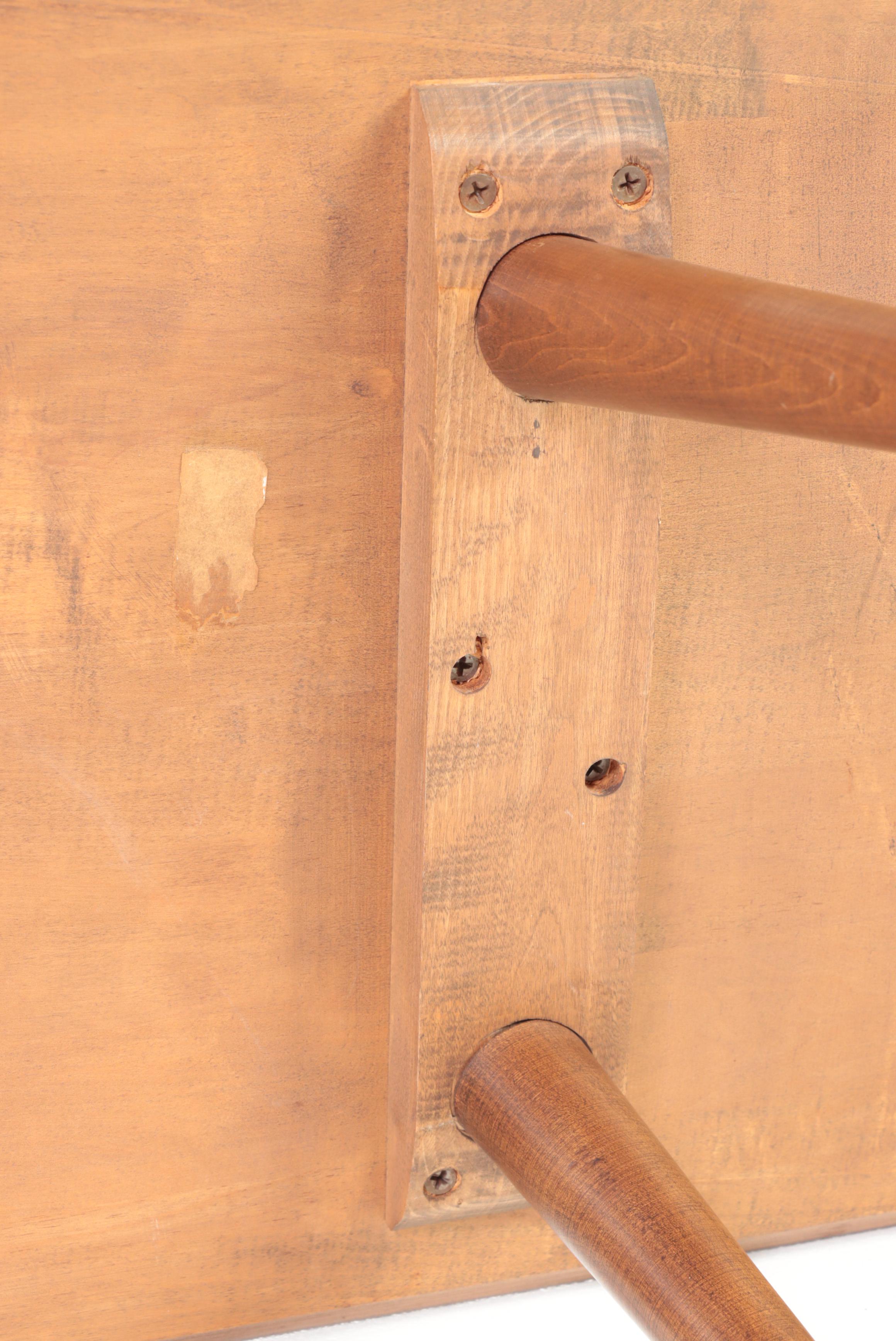 Mid Century Modern Walnut-Finish Low Table
