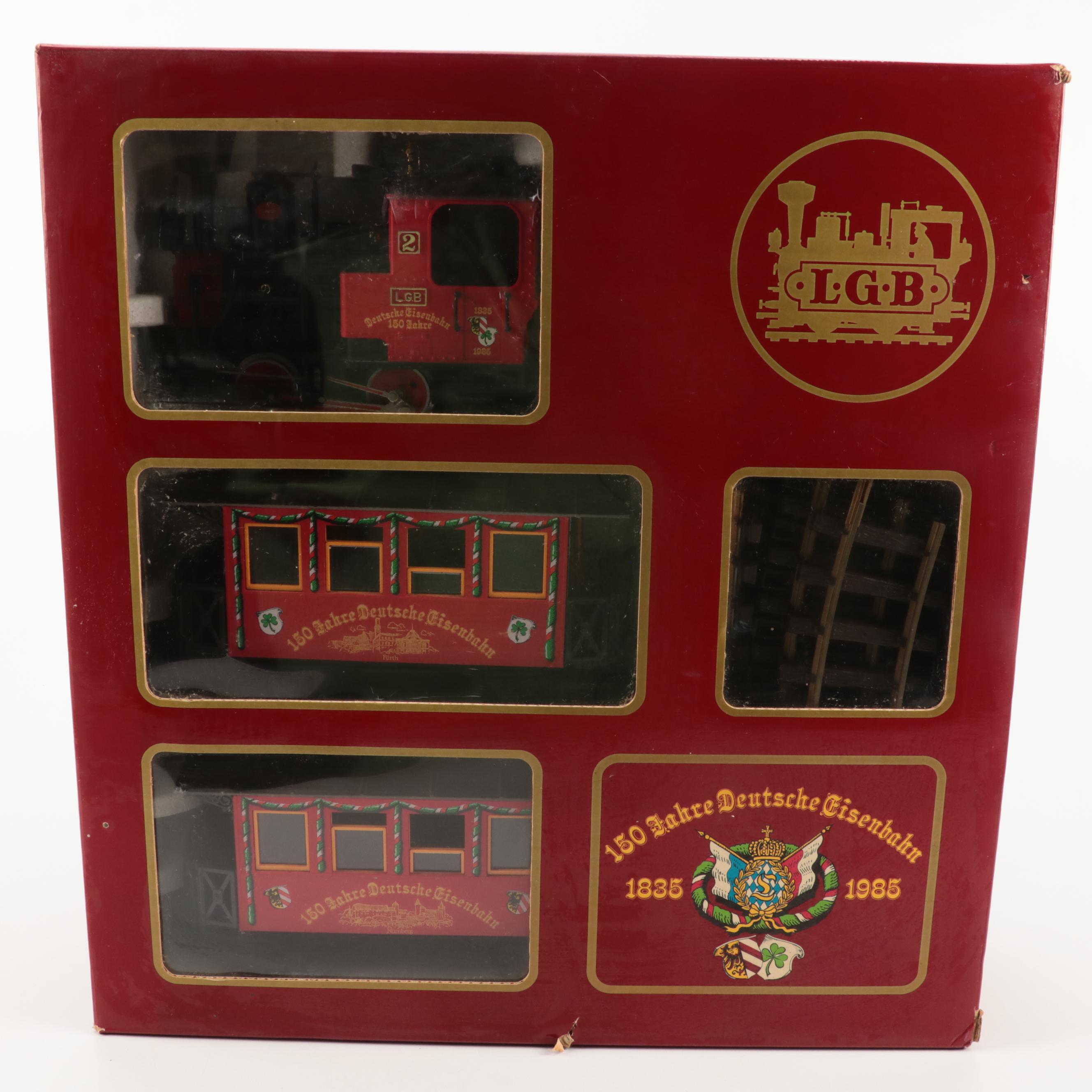 LBG Commemorative 150 Anniversary German Railway Train Set