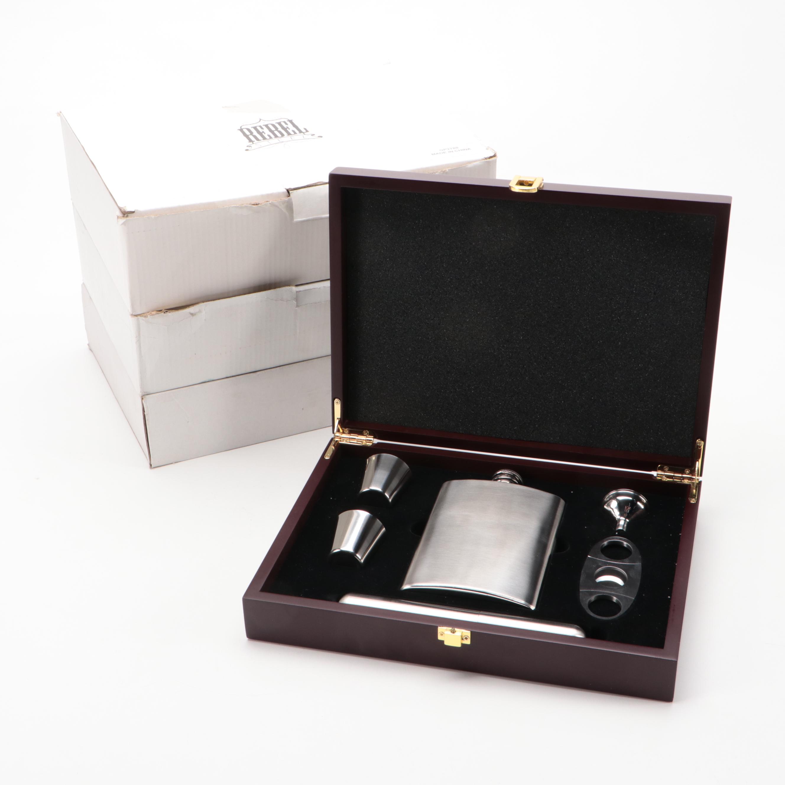 Rebel Steel Hip Flasks, Binocular Flask and More