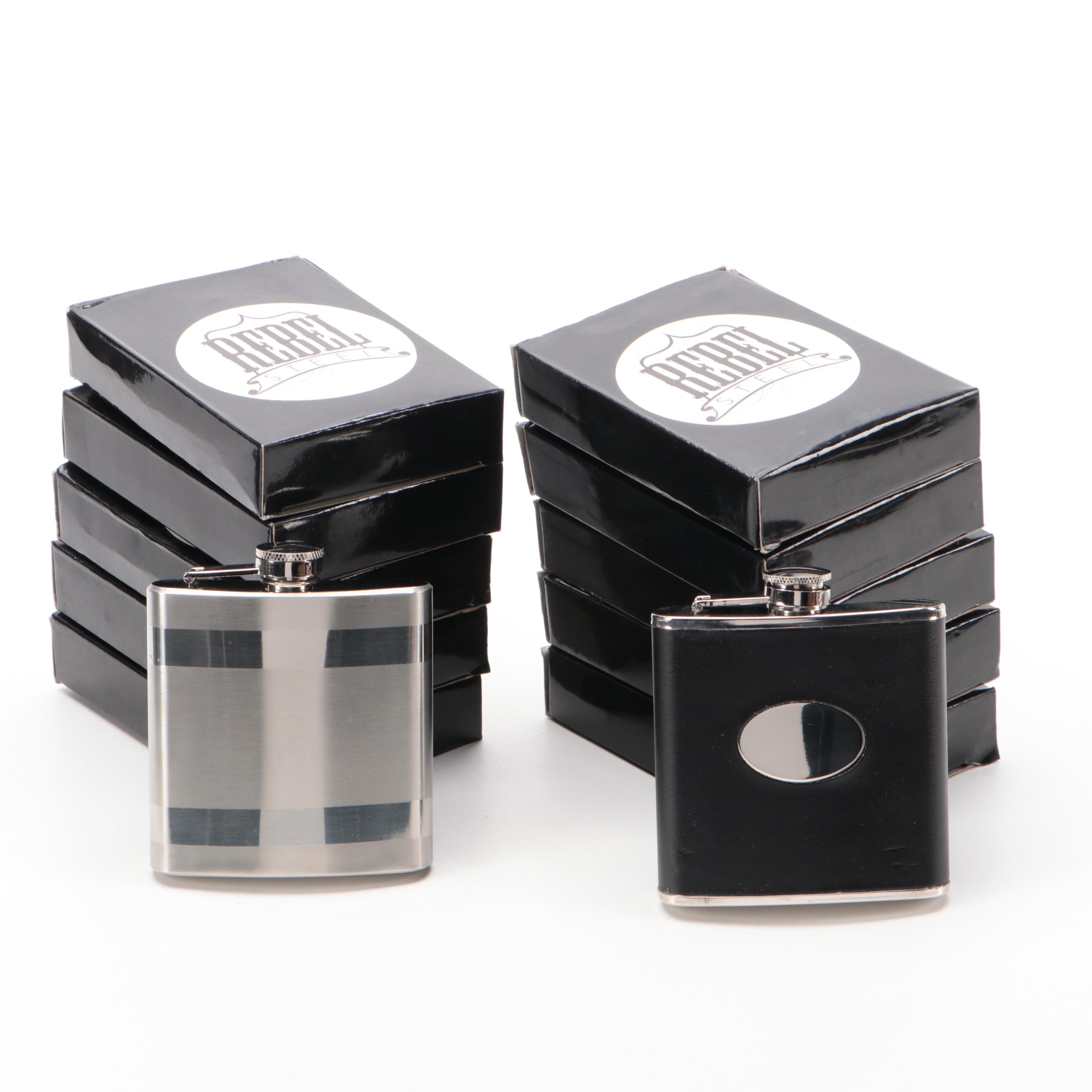 Rebel Steel Hip Flasks, Binocular Flask and More
