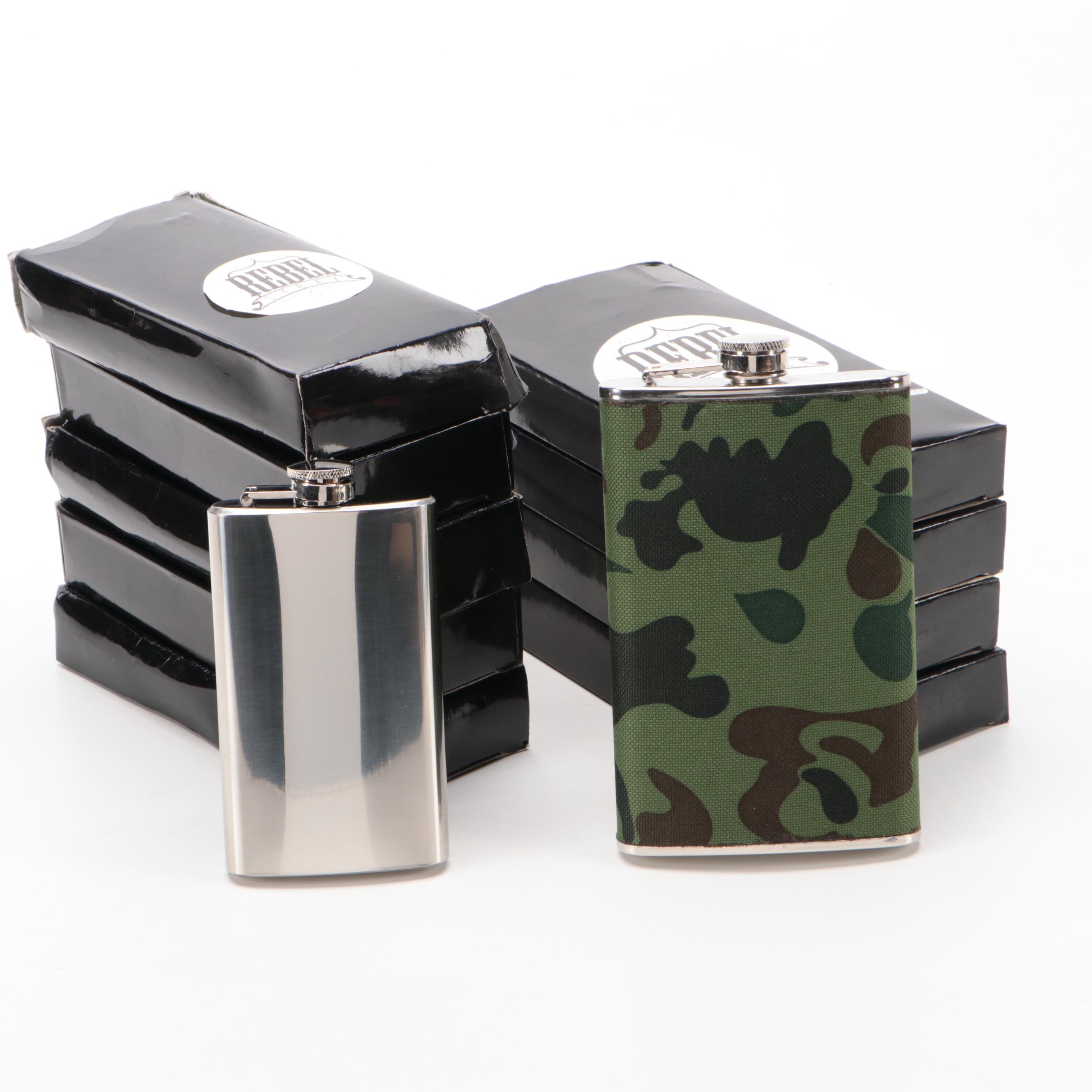 Rebel Steel Hip Flasks, Binocular Flask and More