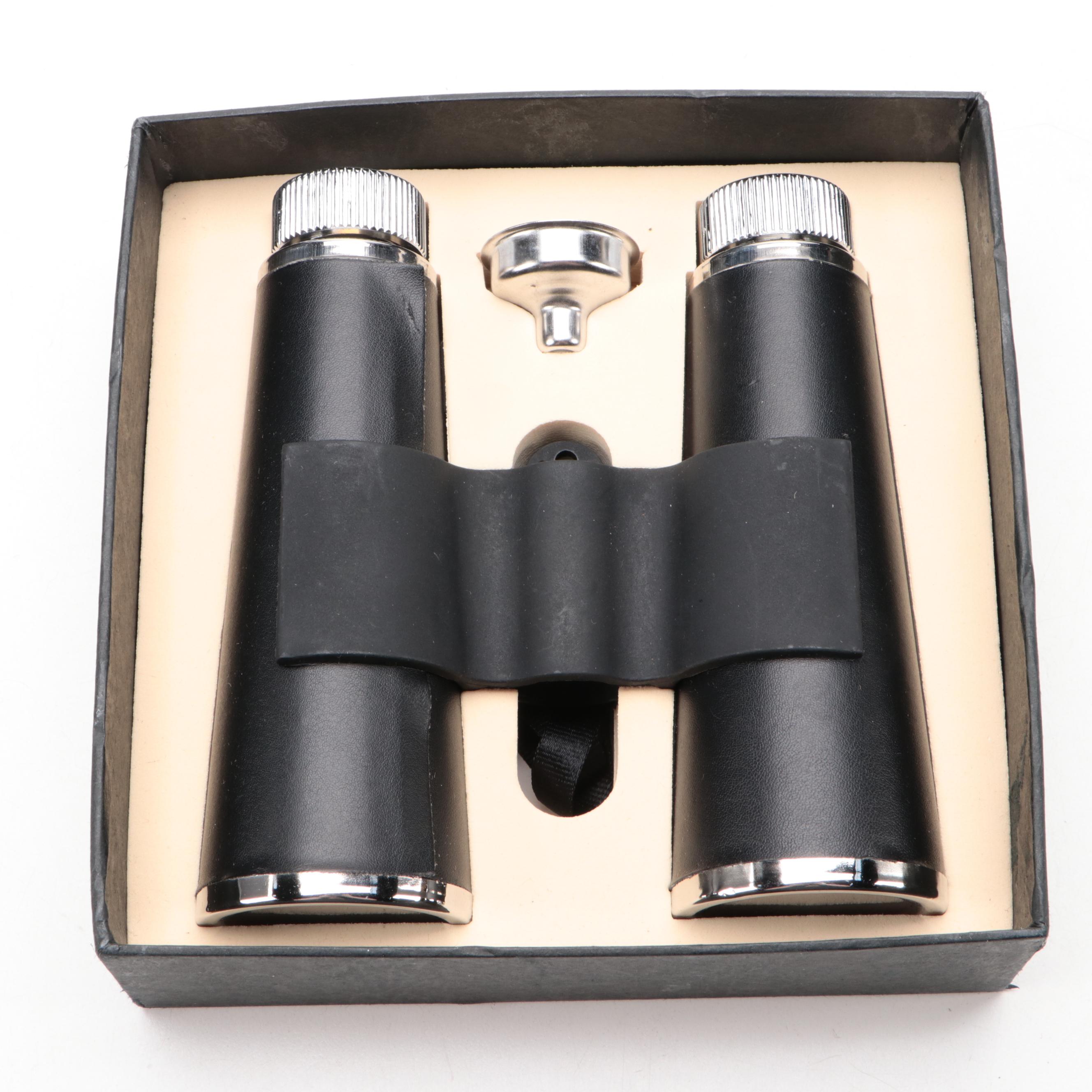 Rebel Steel Hip Flasks, Binocular Flask and More