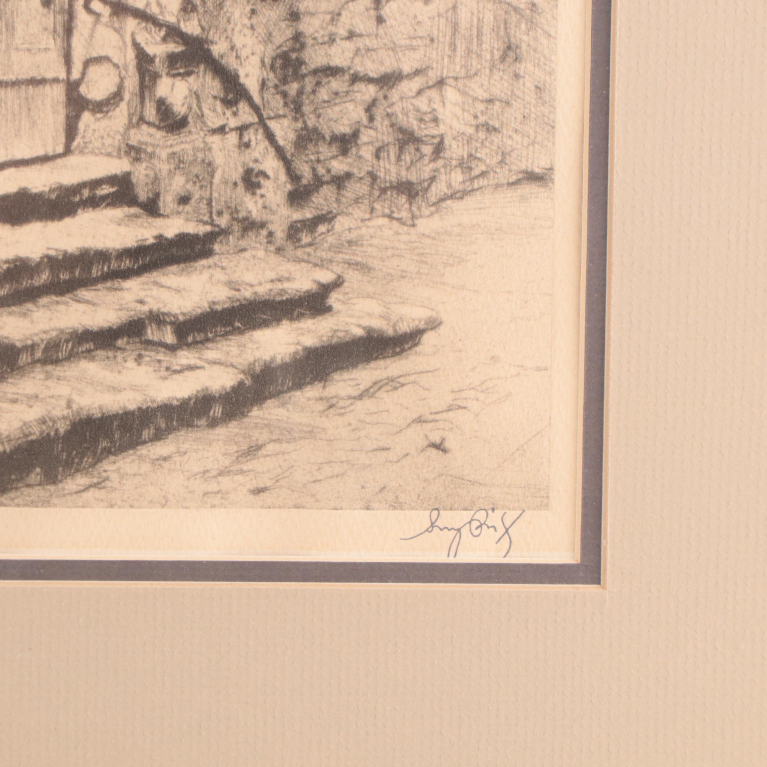 Photomechanical Prints After Jacob van Ruisdael and Guy Riss