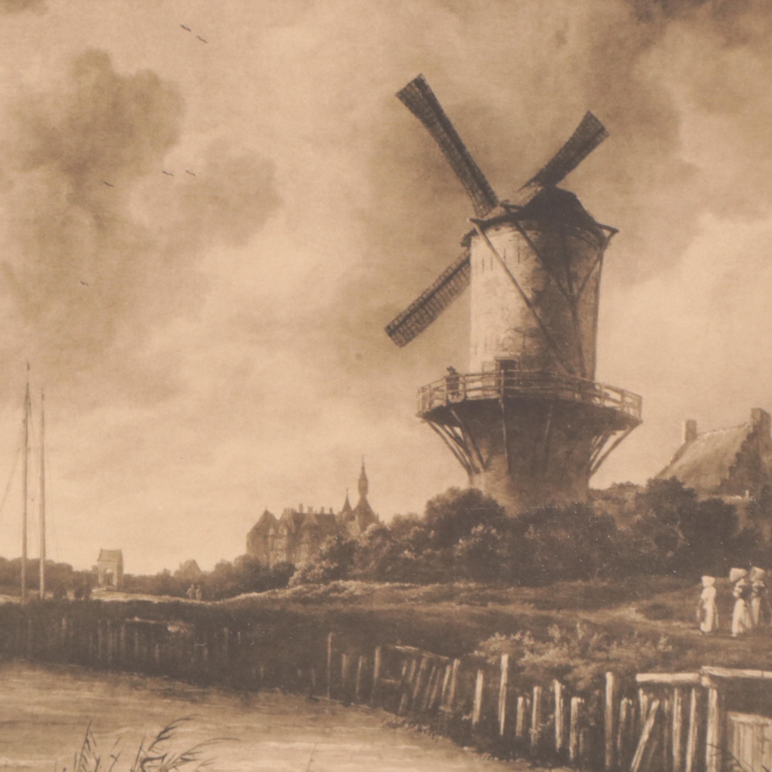 Photomechanical Prints After Jacob van Ruisdael and Guy Riss