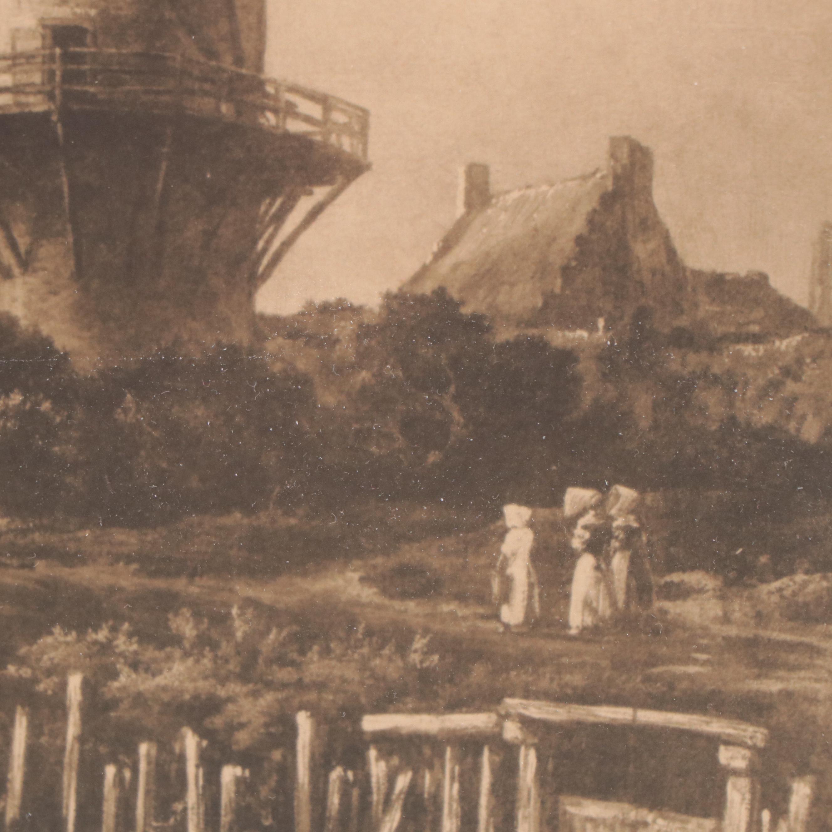 Photomechanical Prints After Jacob van Ruisdael and Guy Riss