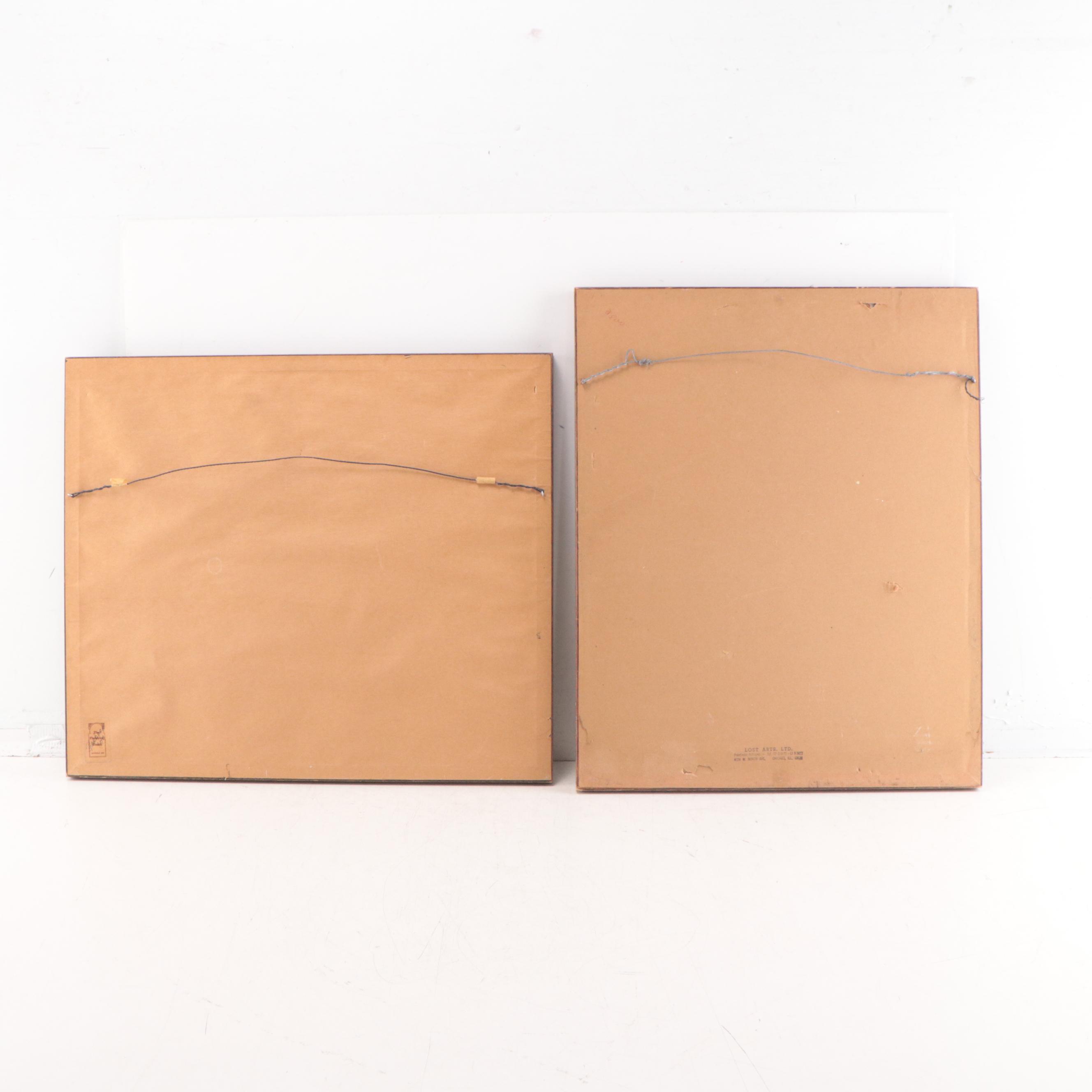 Photomechanical Prints After Jacob van Ruisdael and Guy Riss