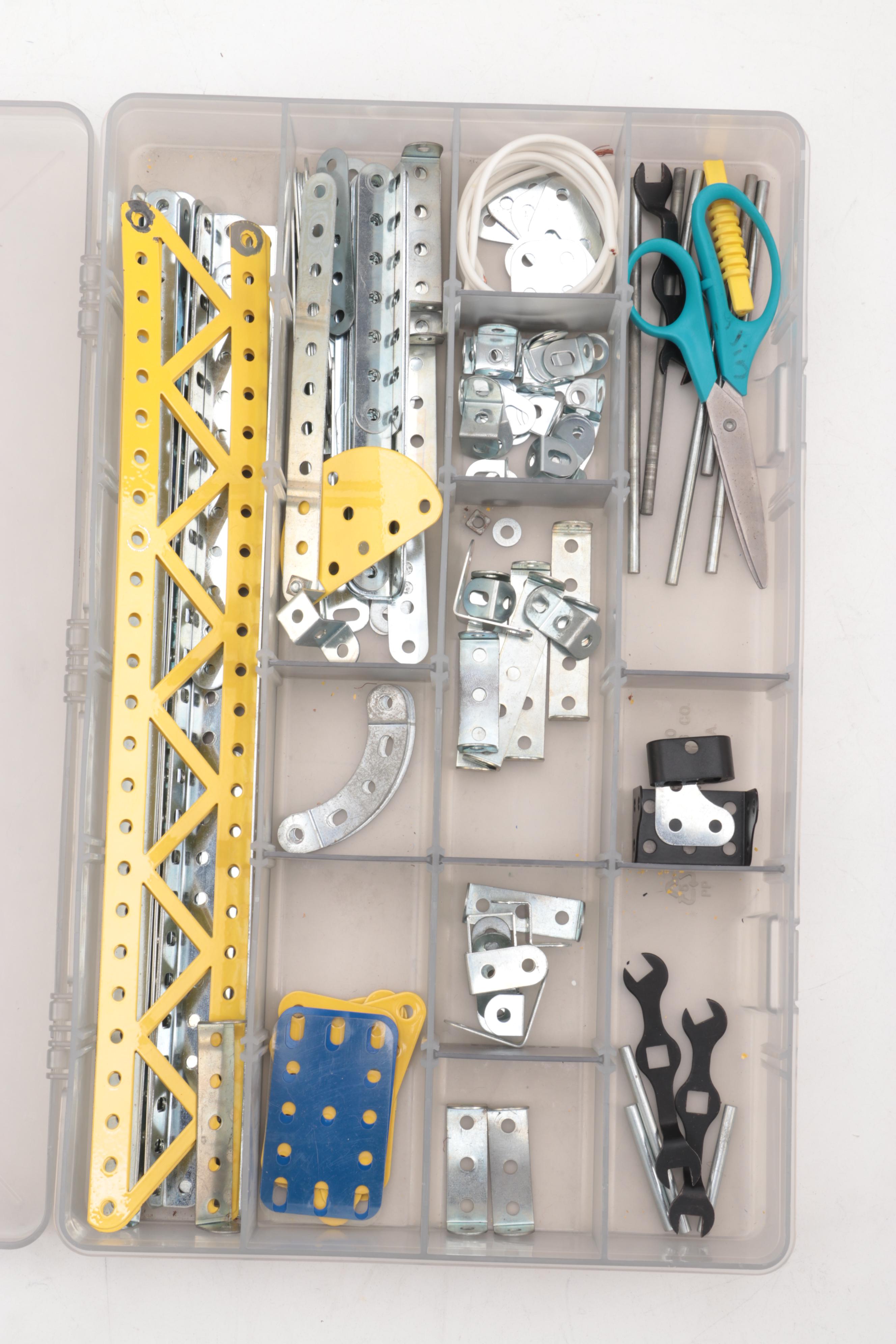 Meccano Erector Building Toy Set with Case, Manuals, Power Tool and Accessories