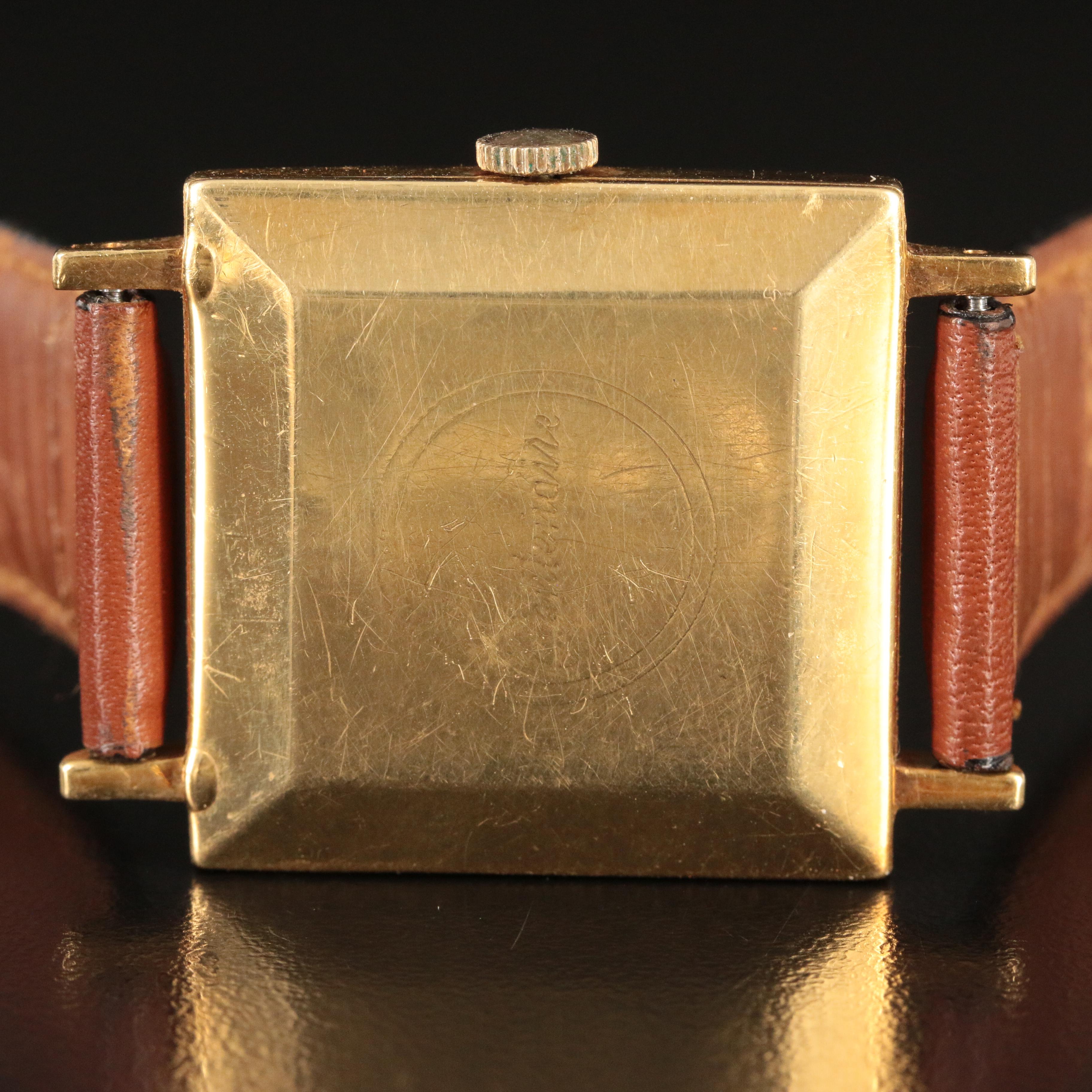 Vintage 18K Eterna Eternamatic Centenair Date Watch