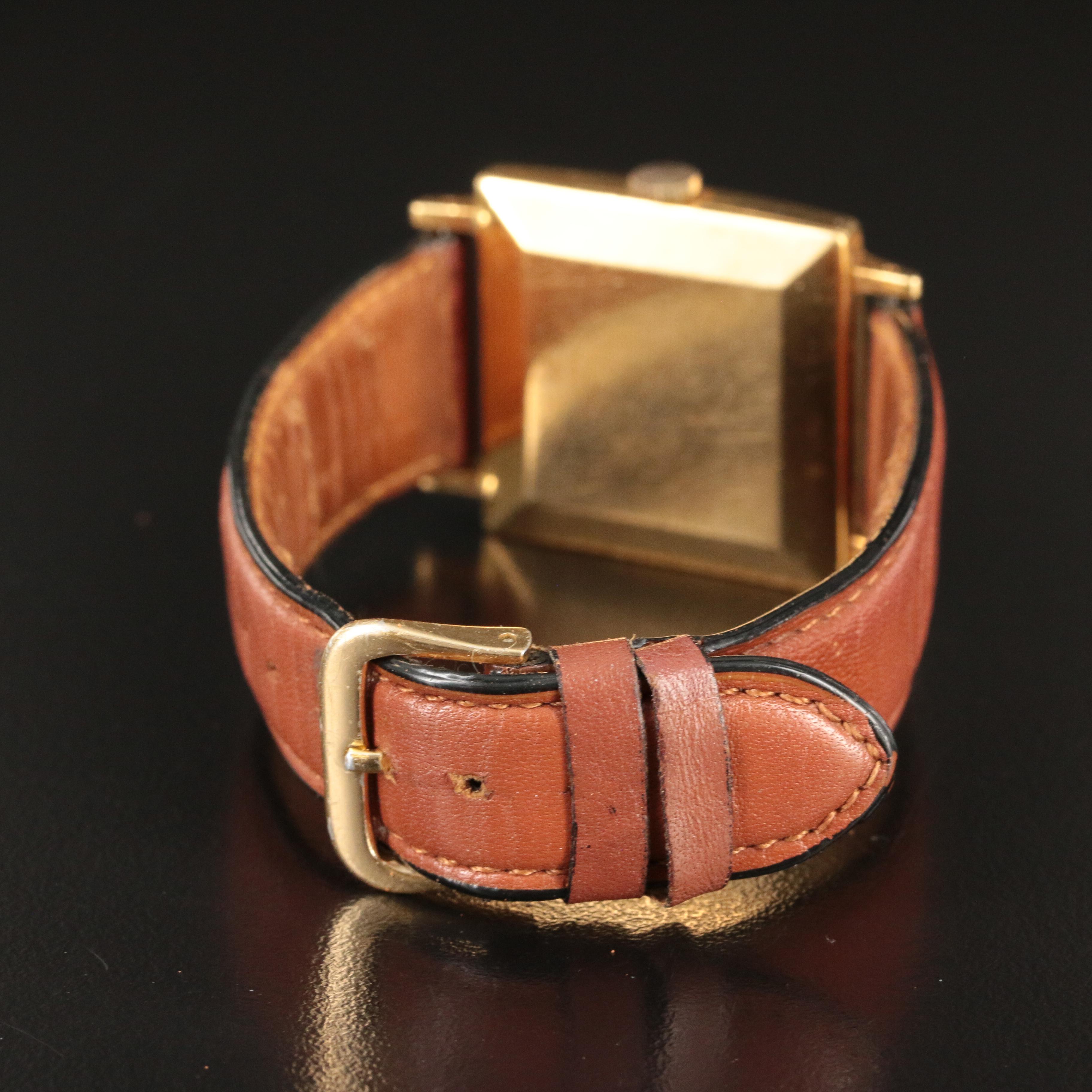 Vintage 18K Eterna Eternamatic Centenair Date Watch