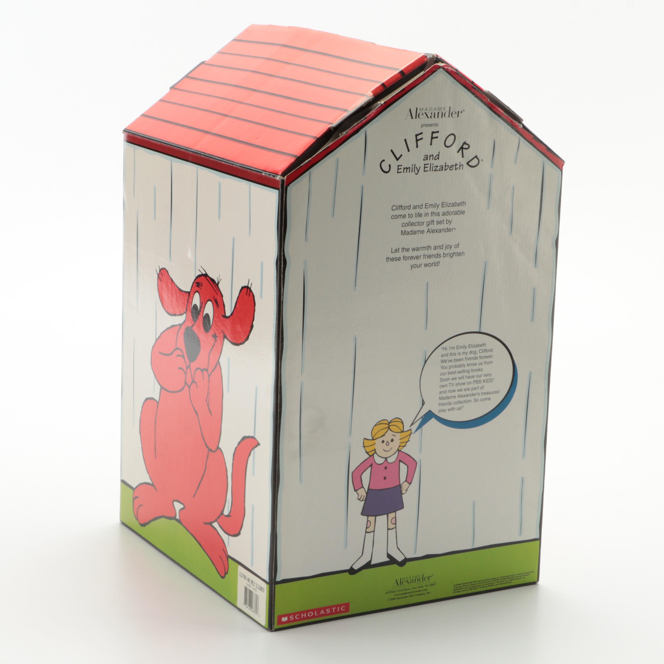 Madame Alexander for Scholastic "Clifford and Emily Elizabeth" Stuffed Toy, 2000