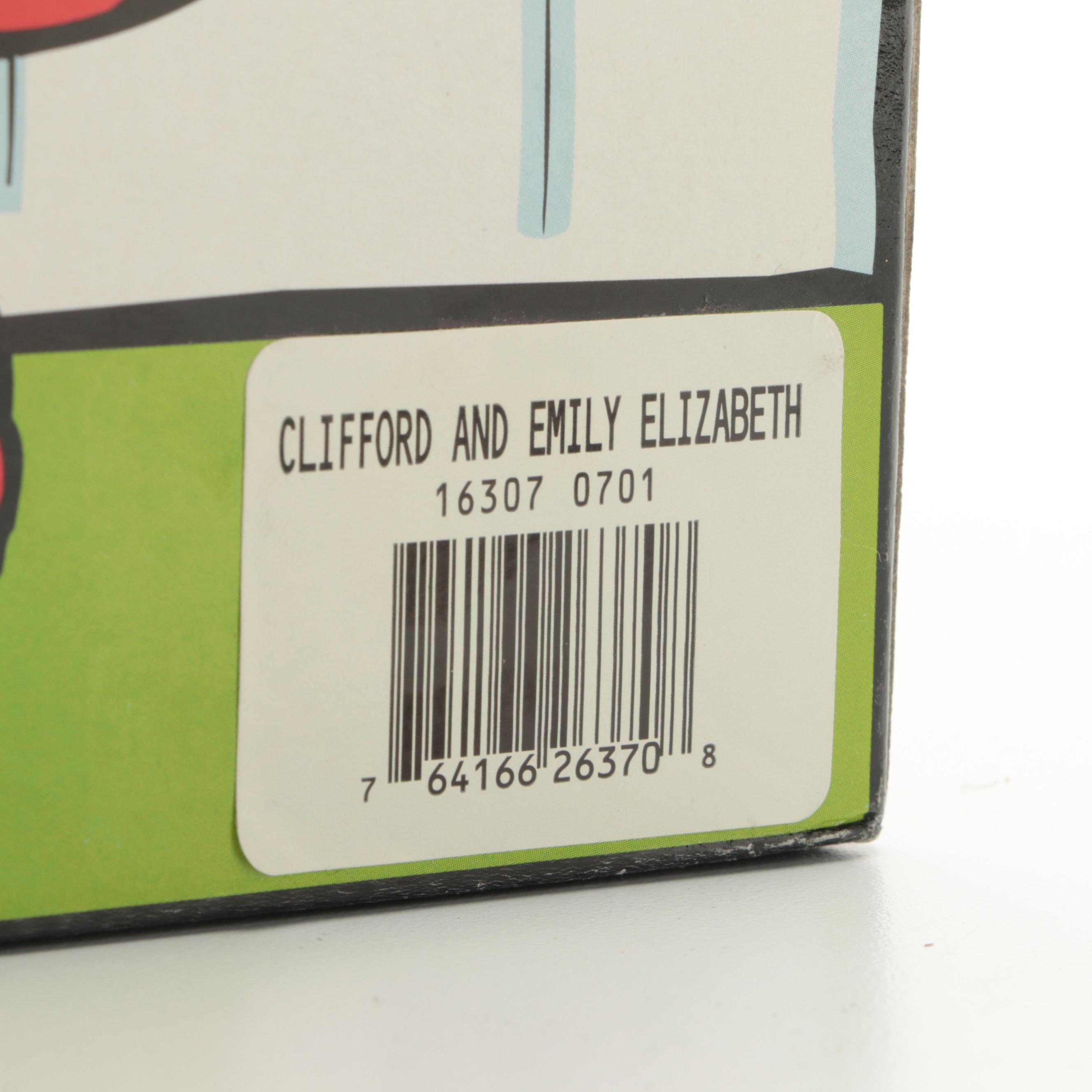 Madame Alexander for Scholastic "Clifford and Emily Elizabeth" Stuffed Toy, 2000