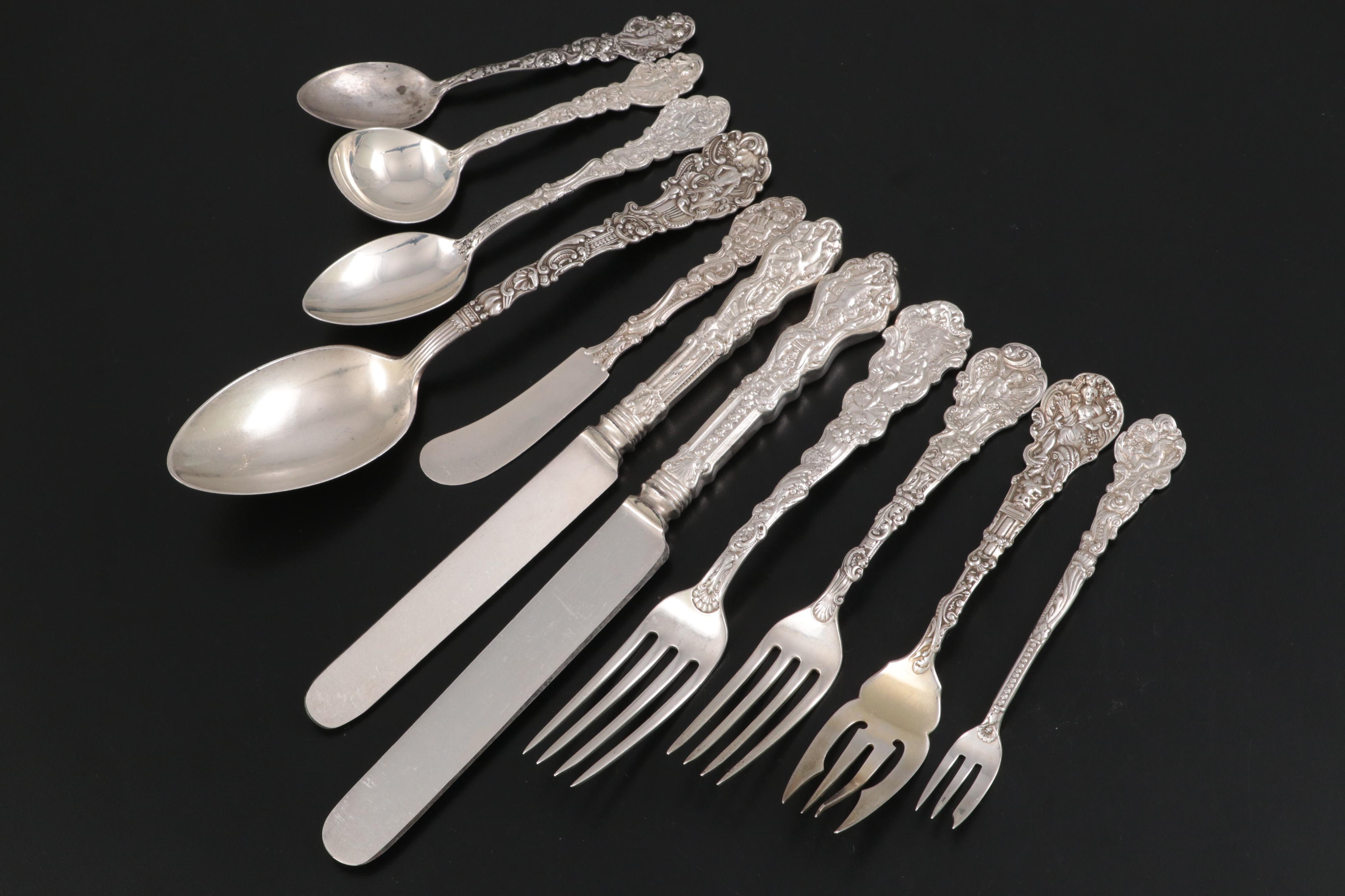 Gorham "Versailles" Sterling Silver Flatware with Chest
