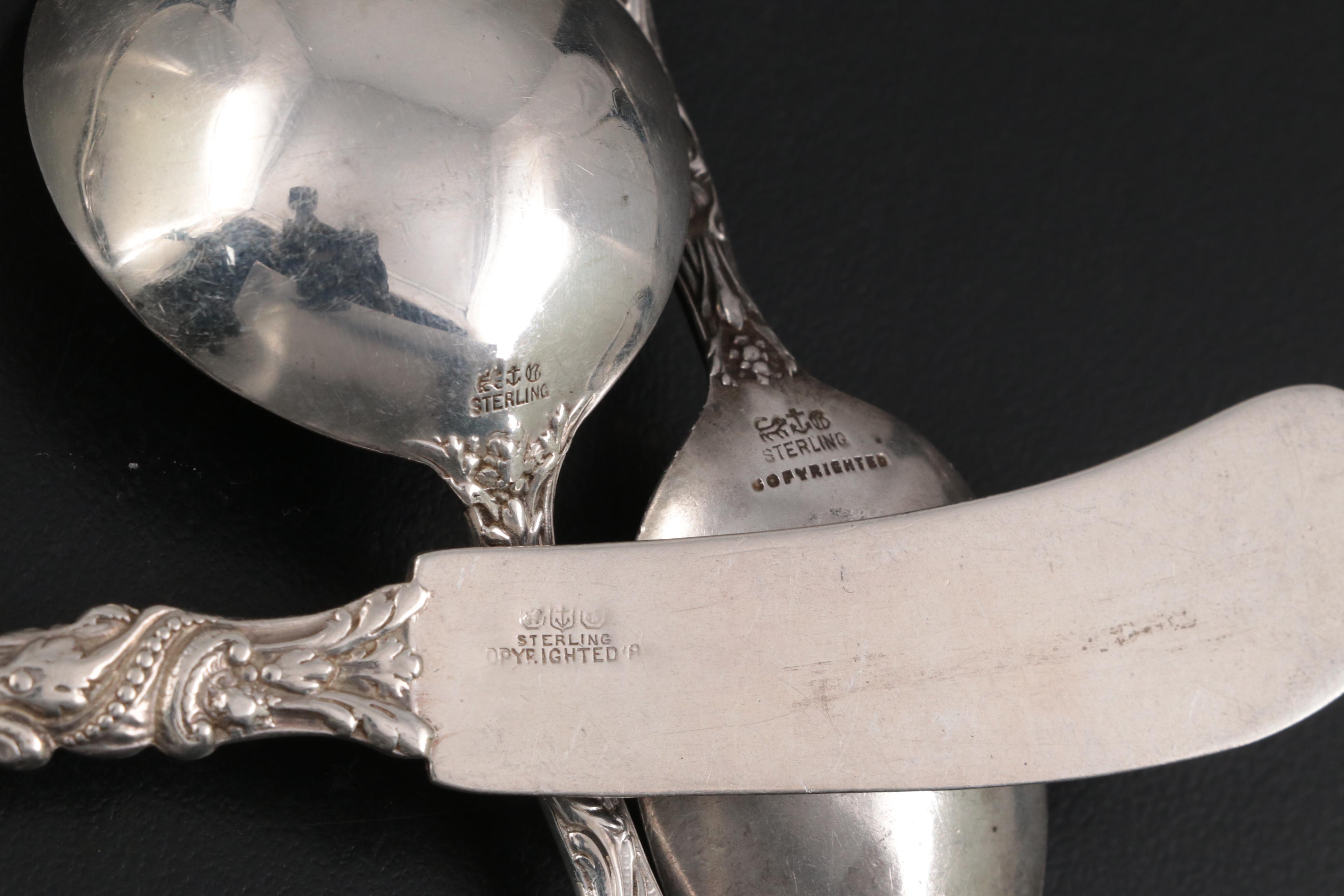 Gorham "Versailles" Sterling Silver Flatware with Chest