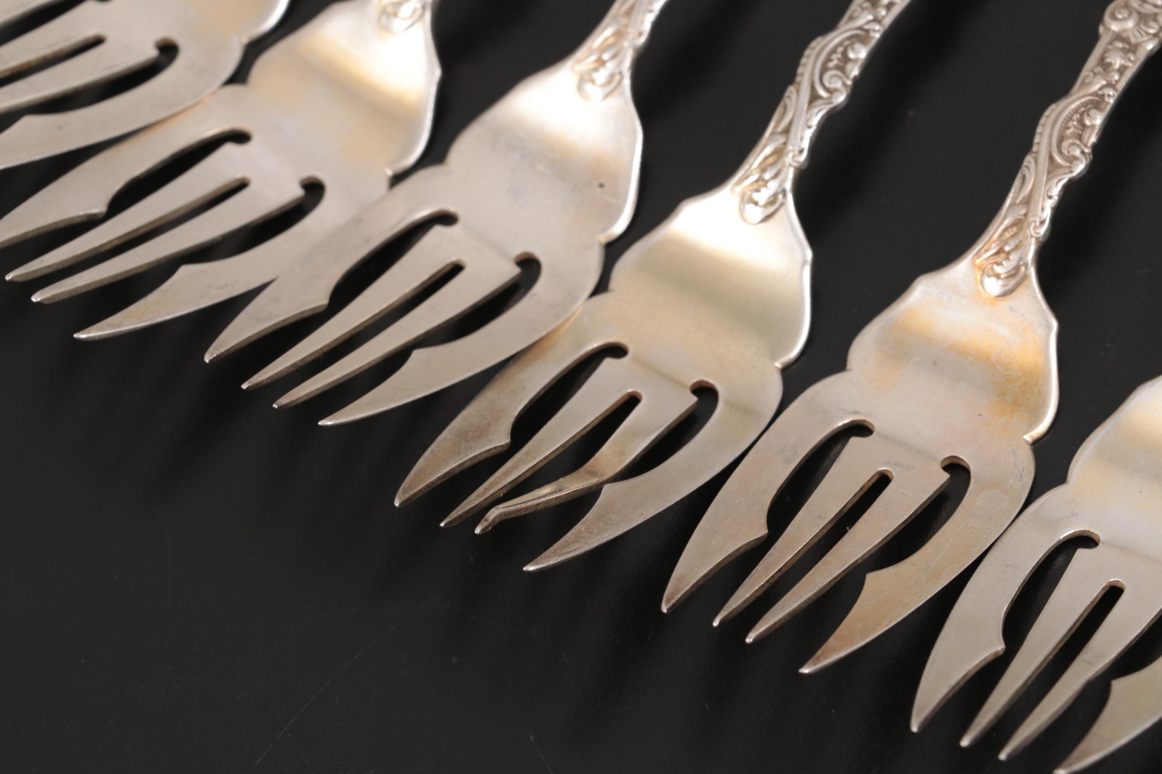 Gorham "Versailles" Sterling Silver Flatware with Chest