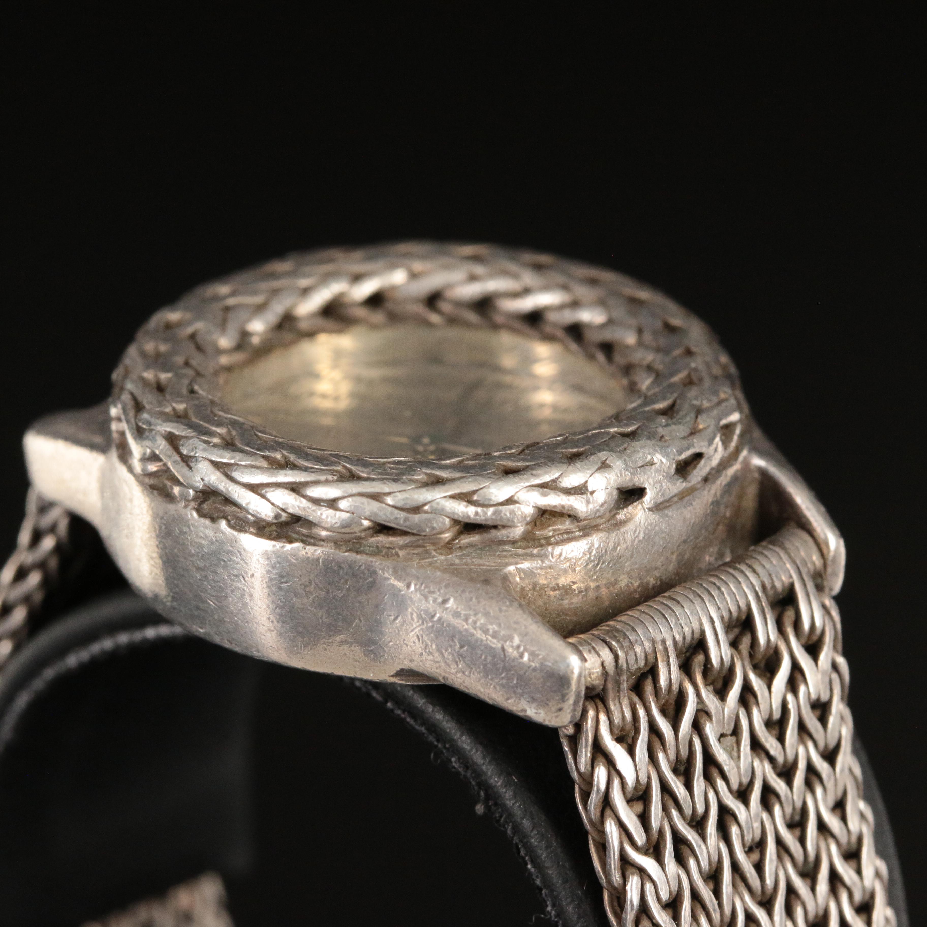 John Hardy Sterling Silver 4873 Quartz Watch