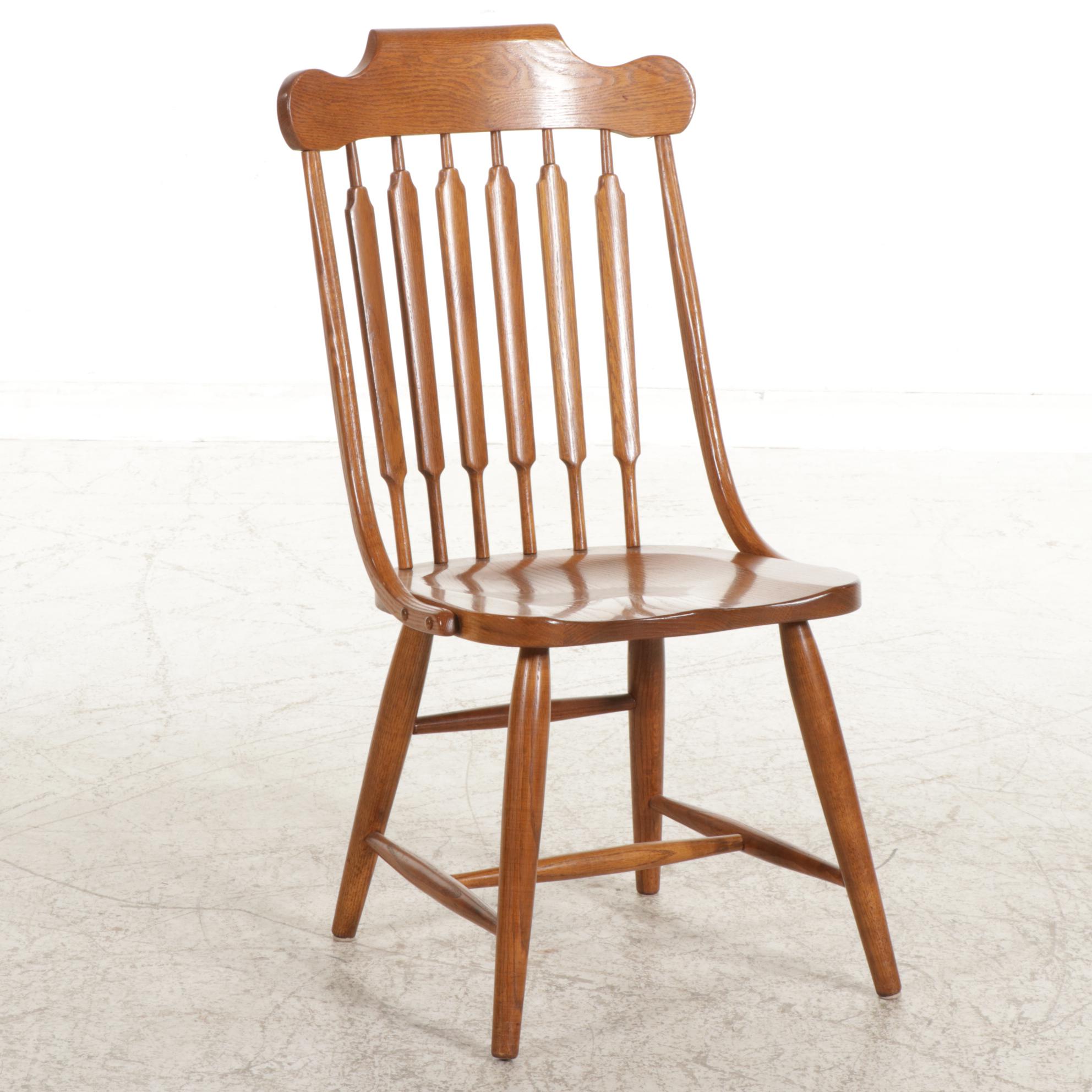 Richardson Brothers Victorian Style Oak Dining Table and Chairs