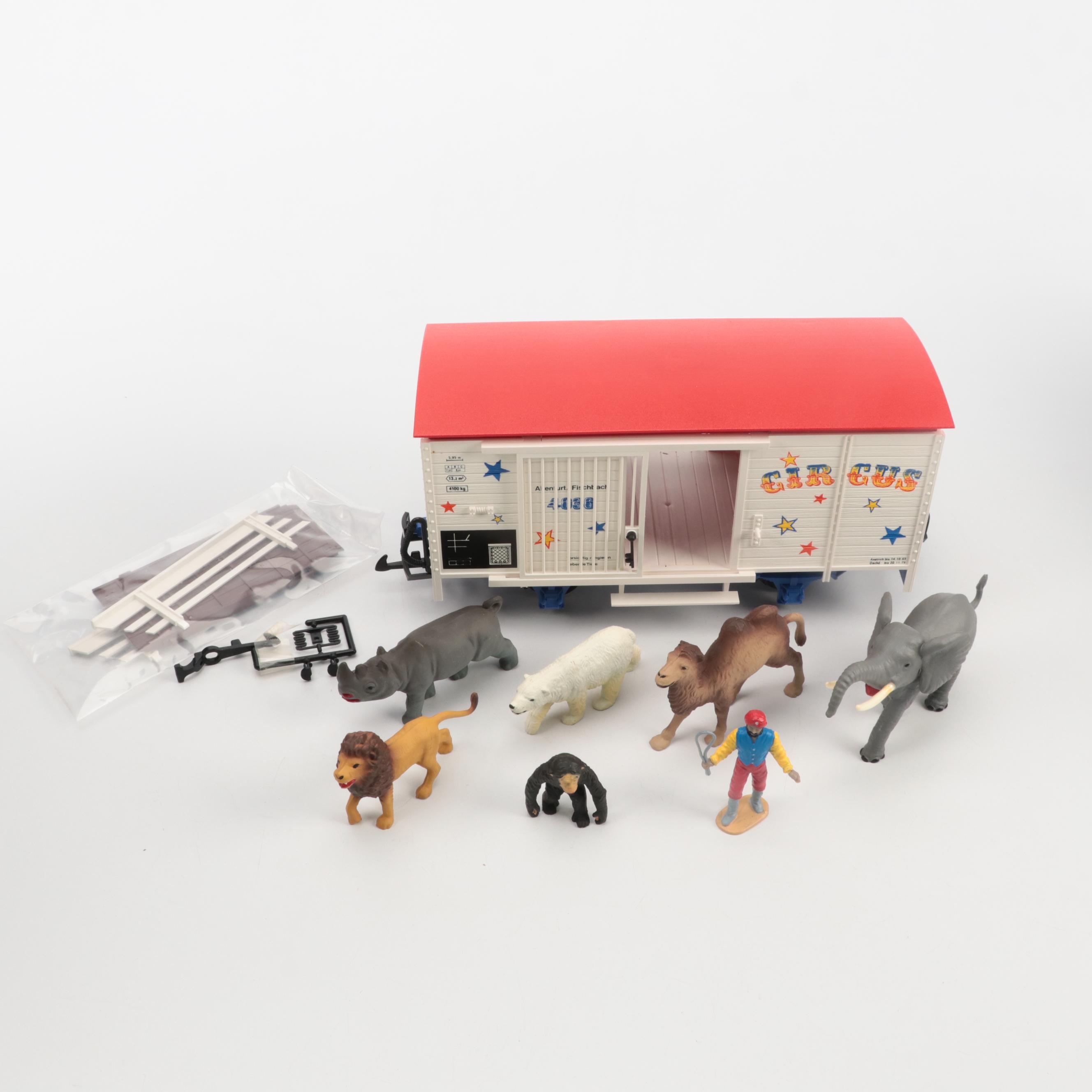 LGB Circus Train Cars with Animals and Accessories