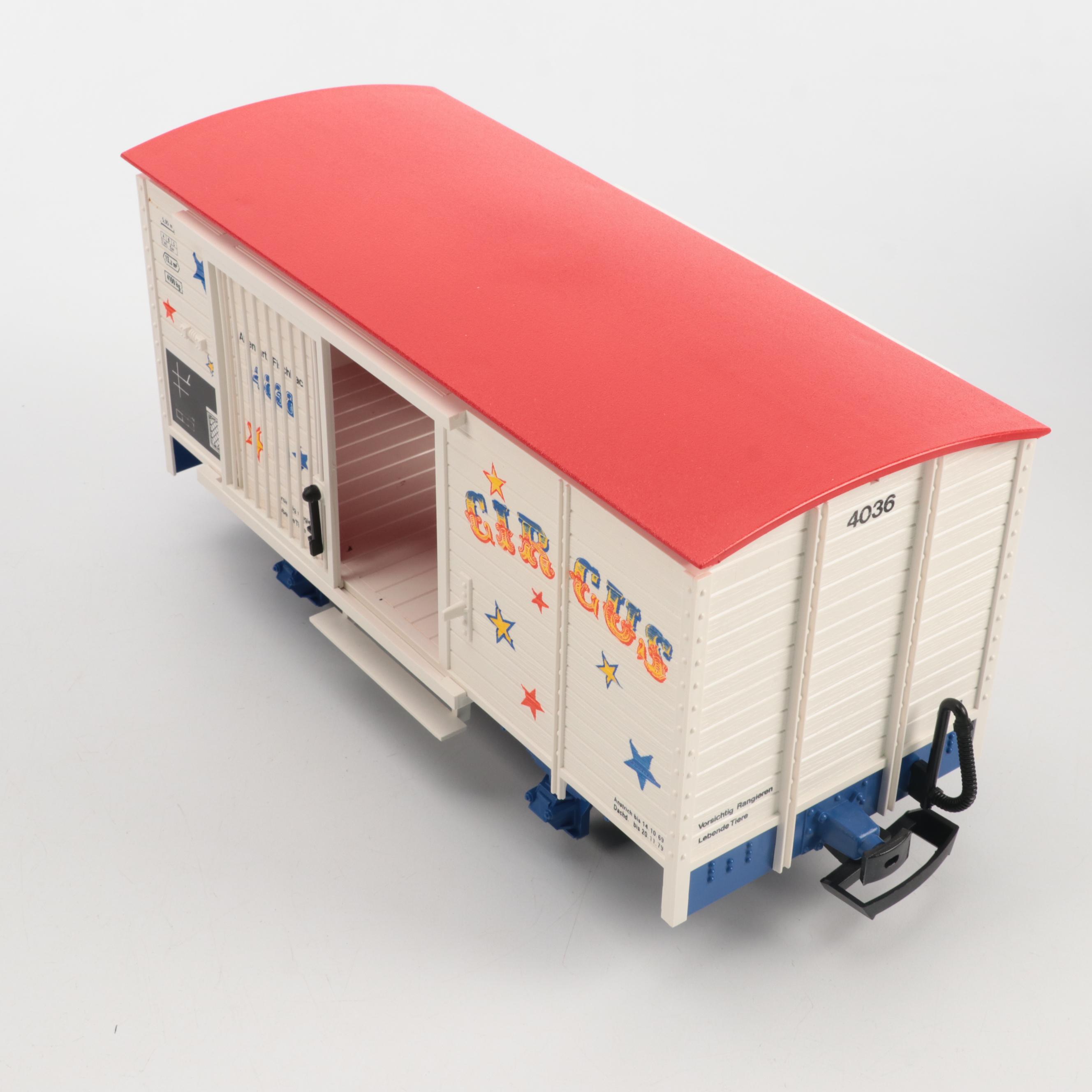 LGB Circus Train Cars with Animals and Accessories