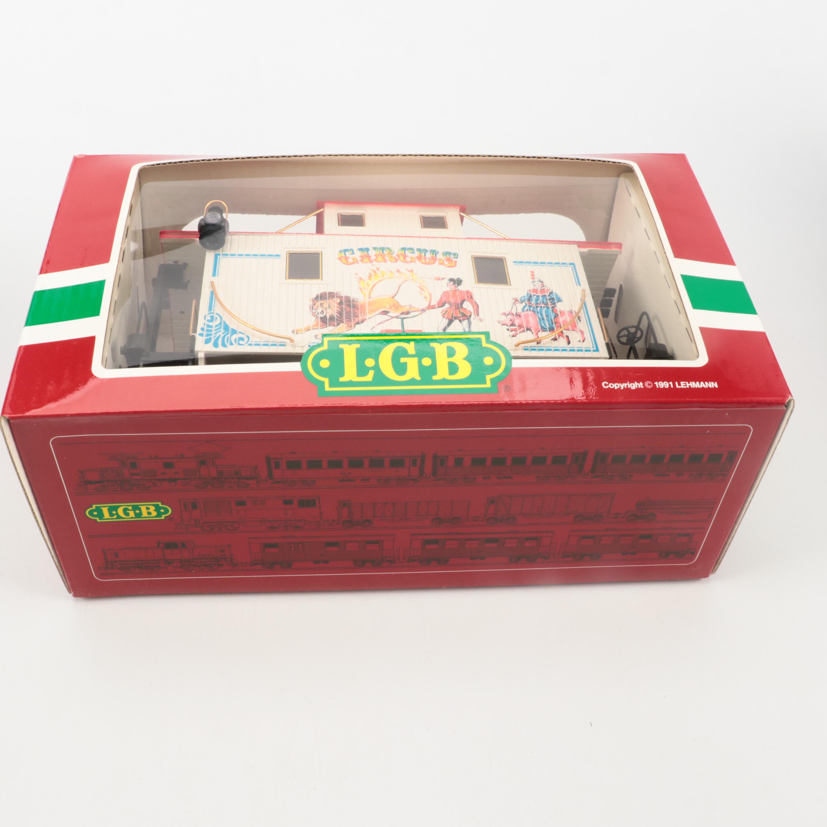 LGB Circus Train Cars with Animals and Accessories