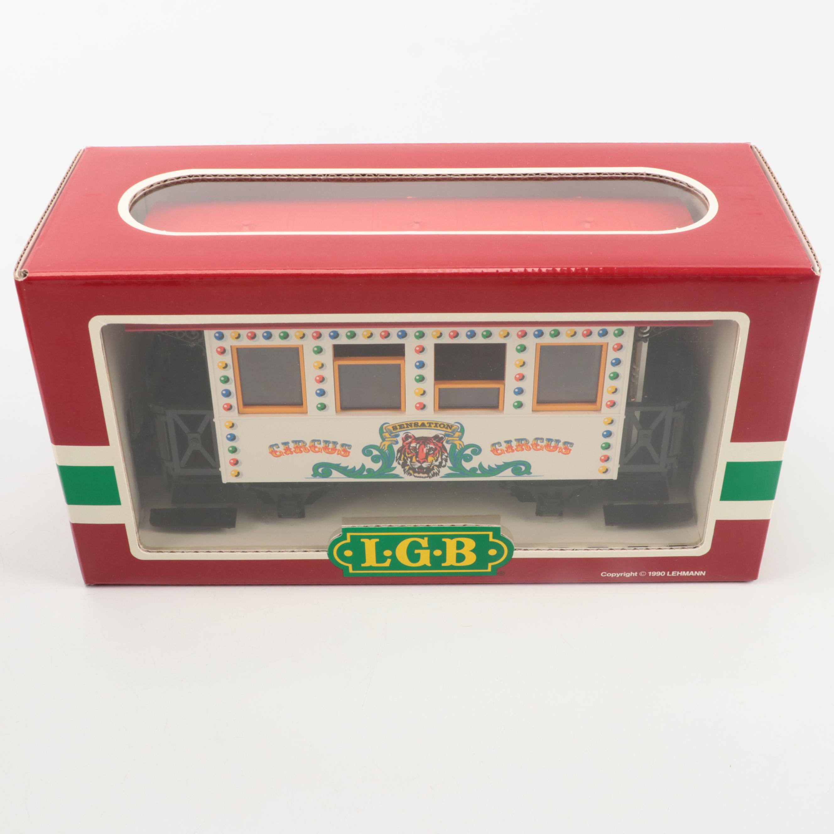 LGB Circus Train Cars with Animals and Accessories