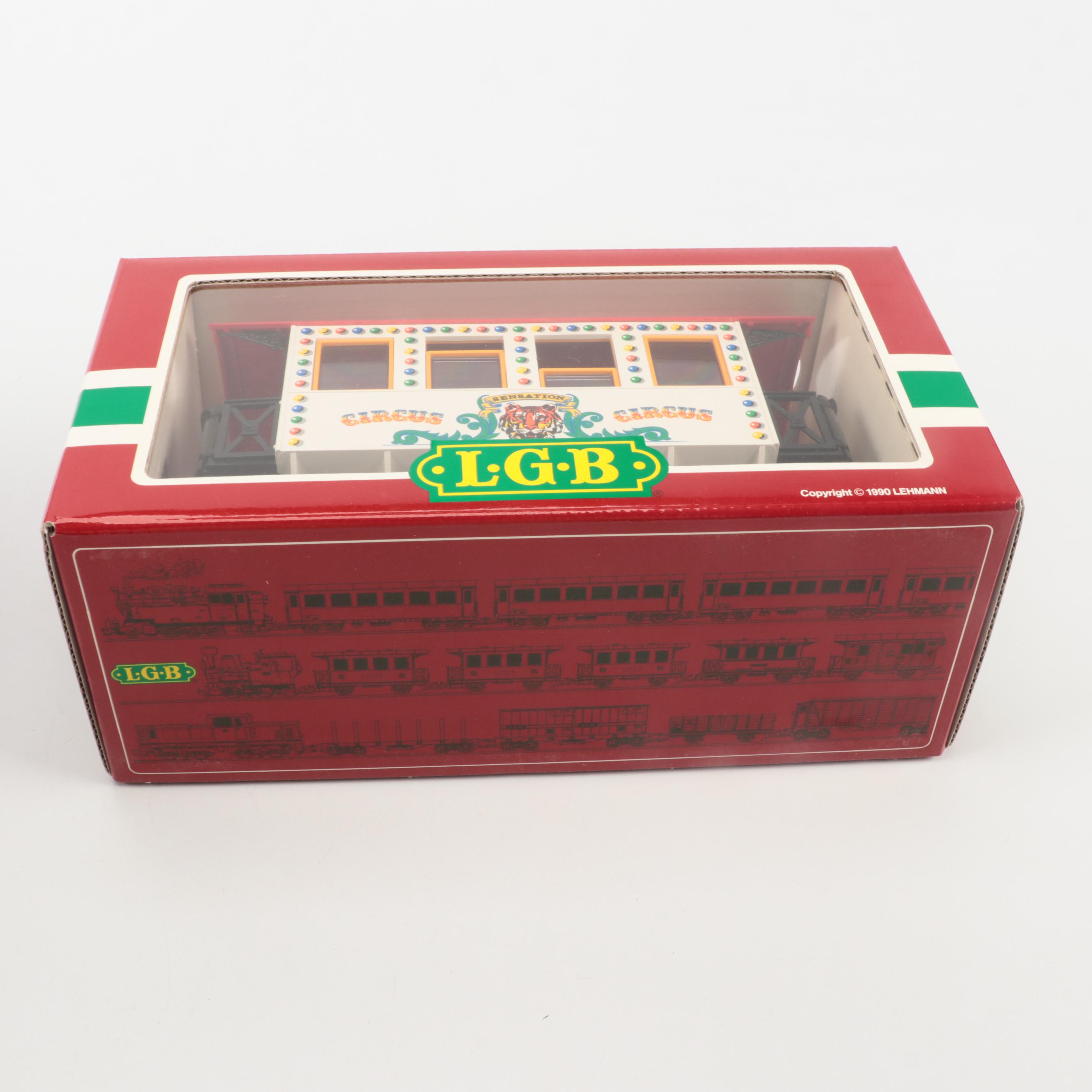 LGB Circus Train Cars with Animals and Accessories