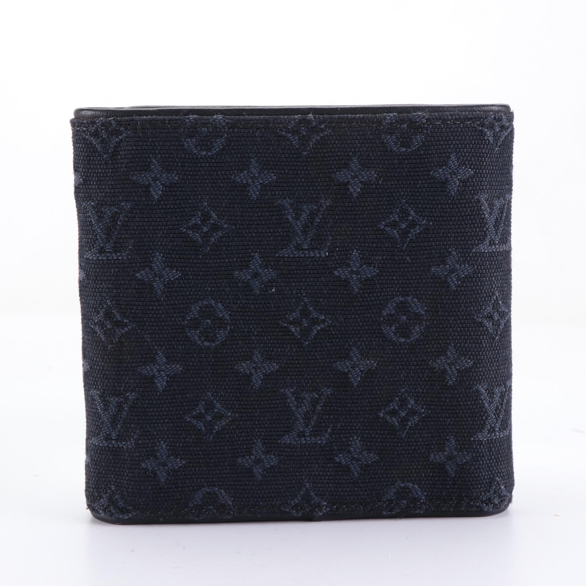 Louis Vuitton Trifold Wallet in Monogram Mini Lin Canvas with Box