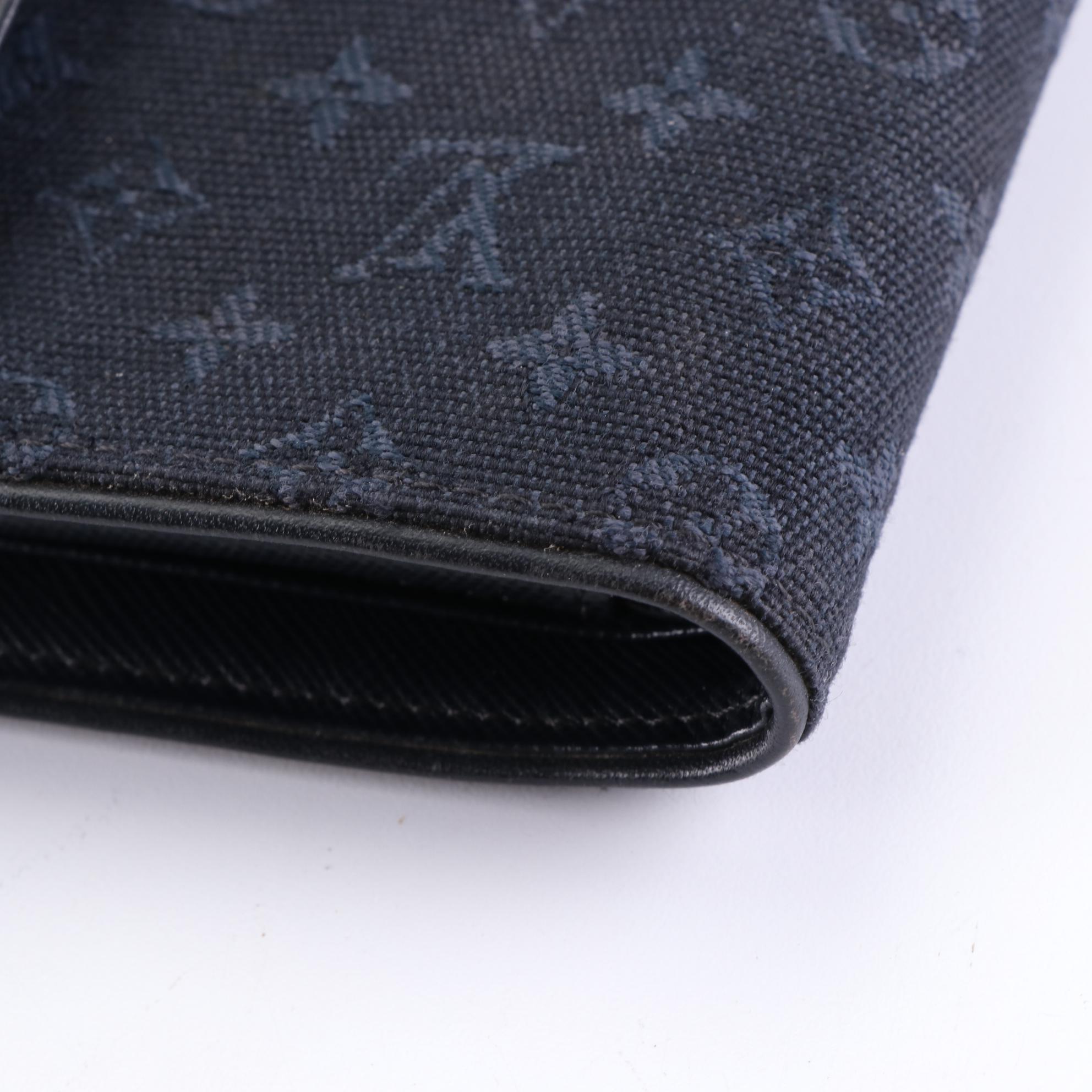 Louis Vuitton Trifold Wallet in Monogram Mini Lin Canvas with Box