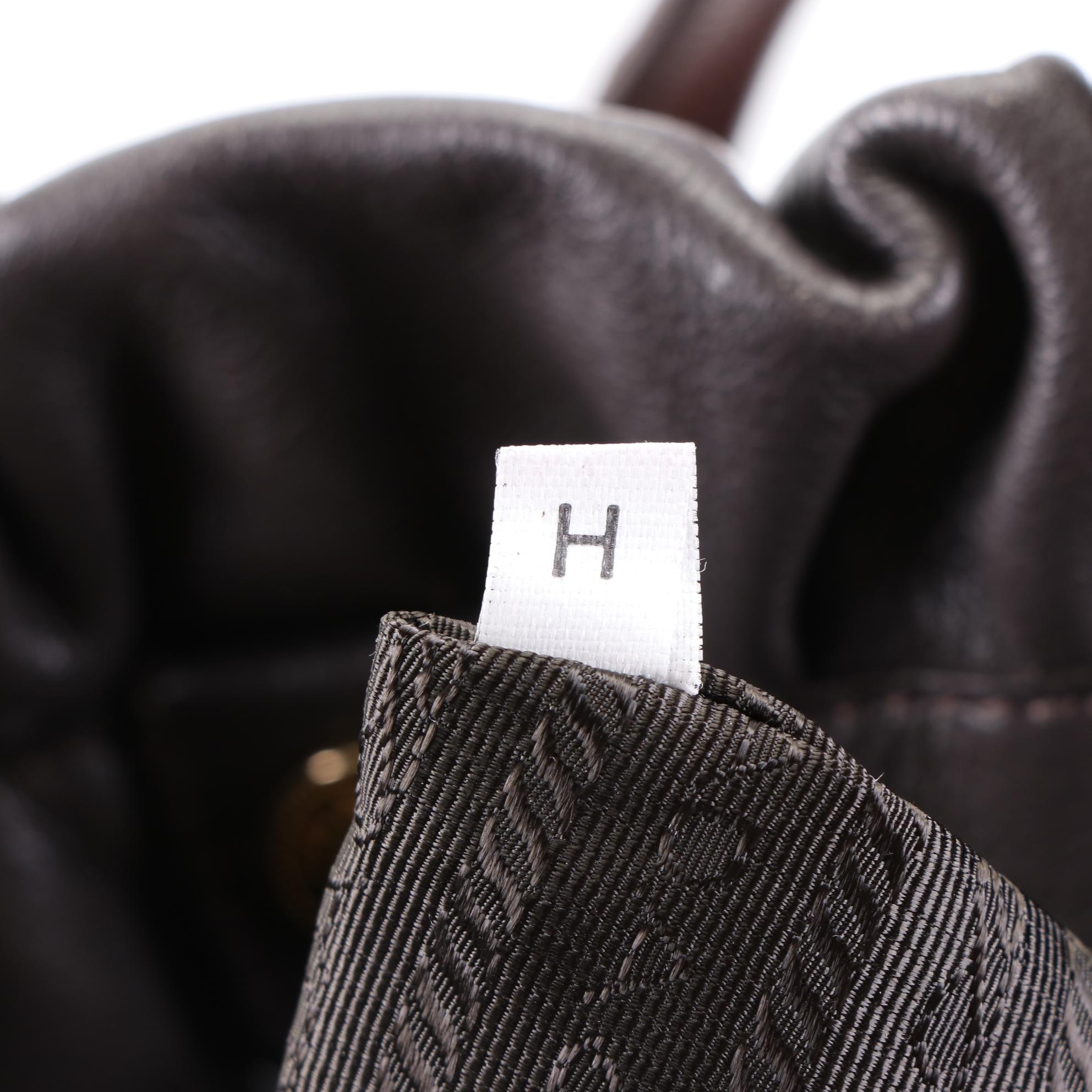 Prada Gathered Hobo Shoulder Bag in Soft Calf Leather