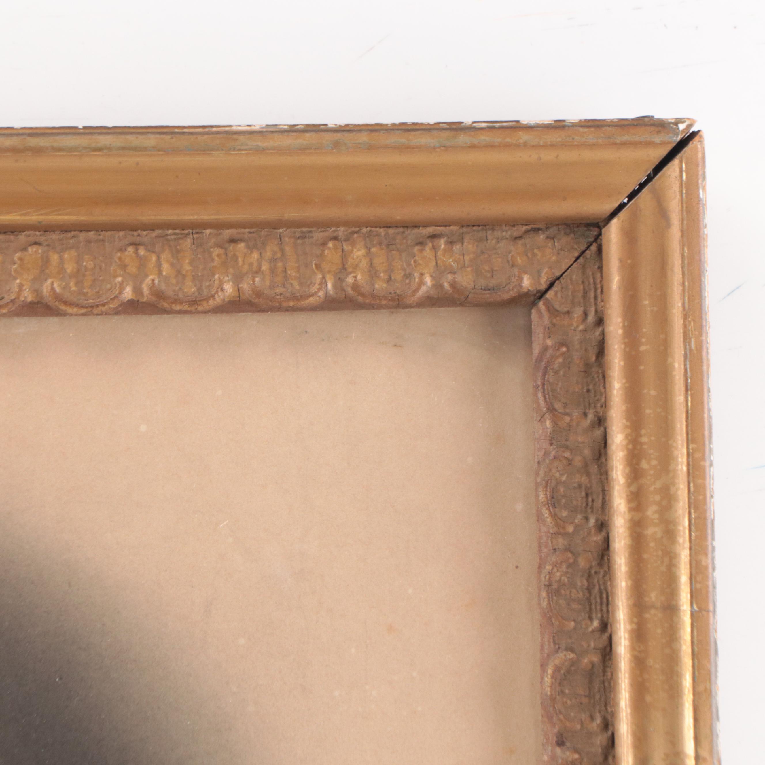 Crayon Portrait Photograph of Seated Boy, Circa 1900