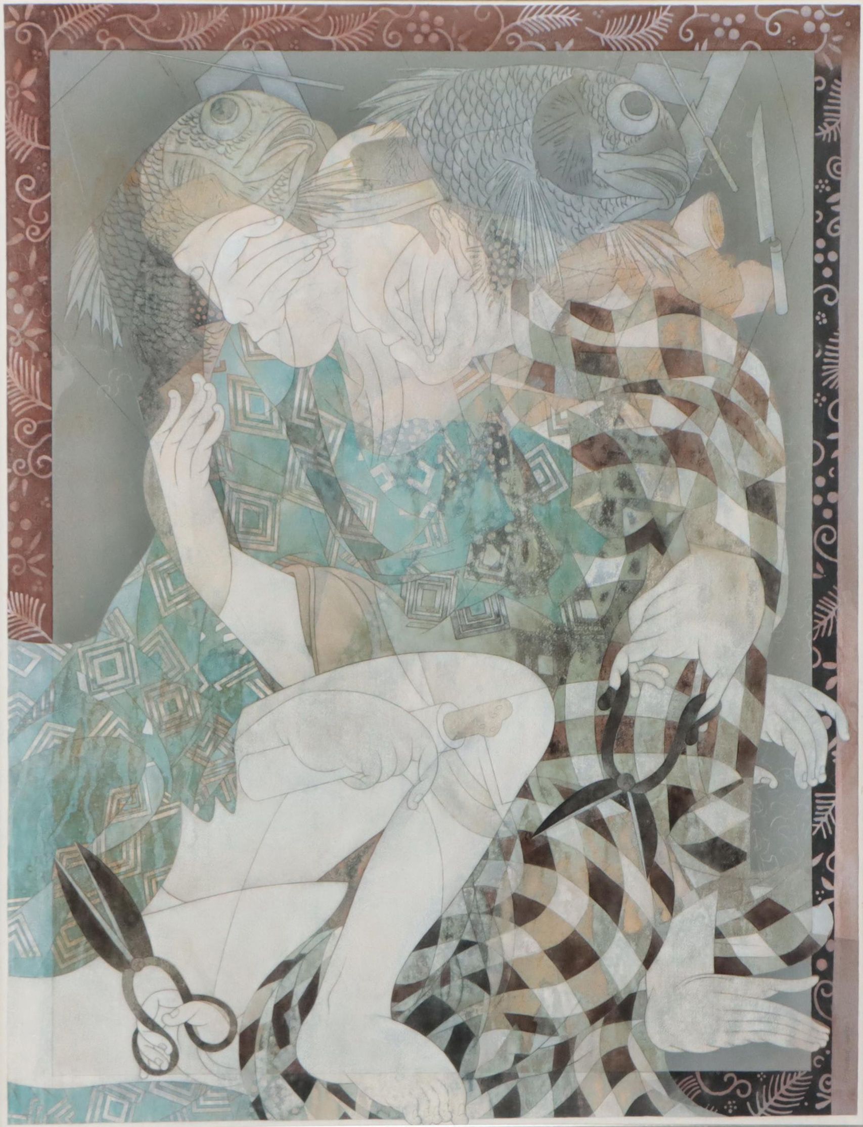 Thomas Orthmann Figurative Lithograph, 1986-87