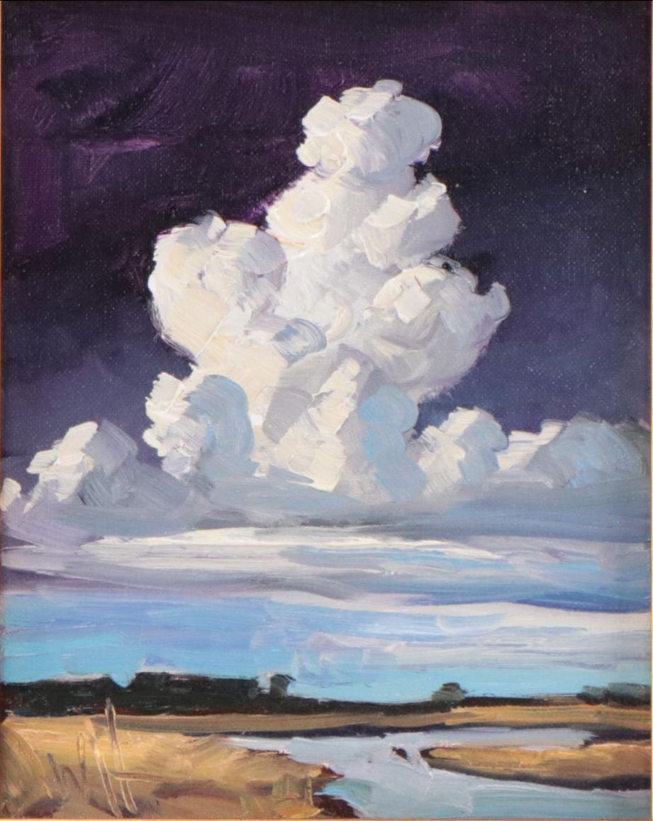 William Hawkins Landscape Oil Painting, 2023