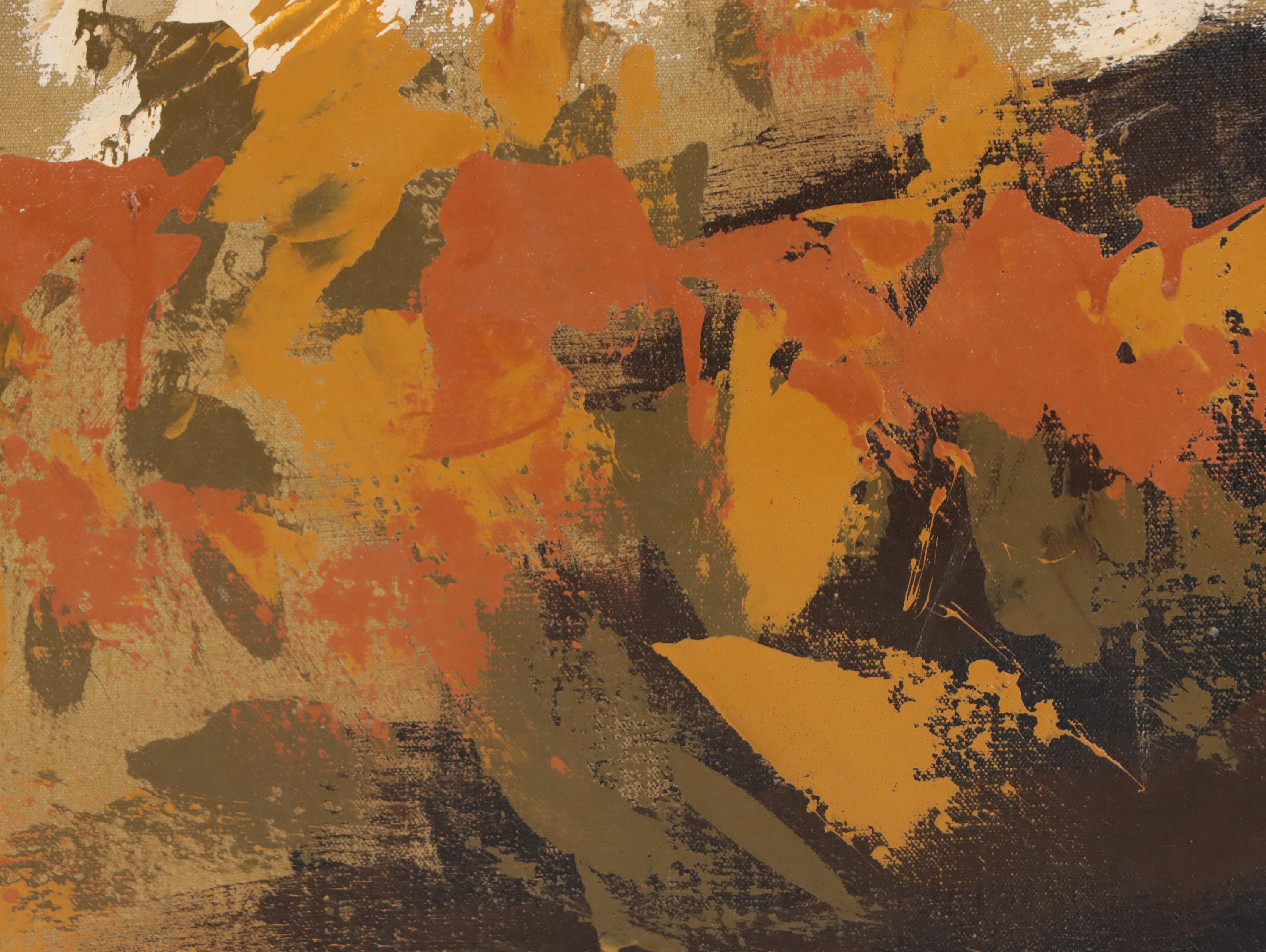 Etta Benjamin Cien Figurative Oil Painting of Reclining Nude, Circa 1960