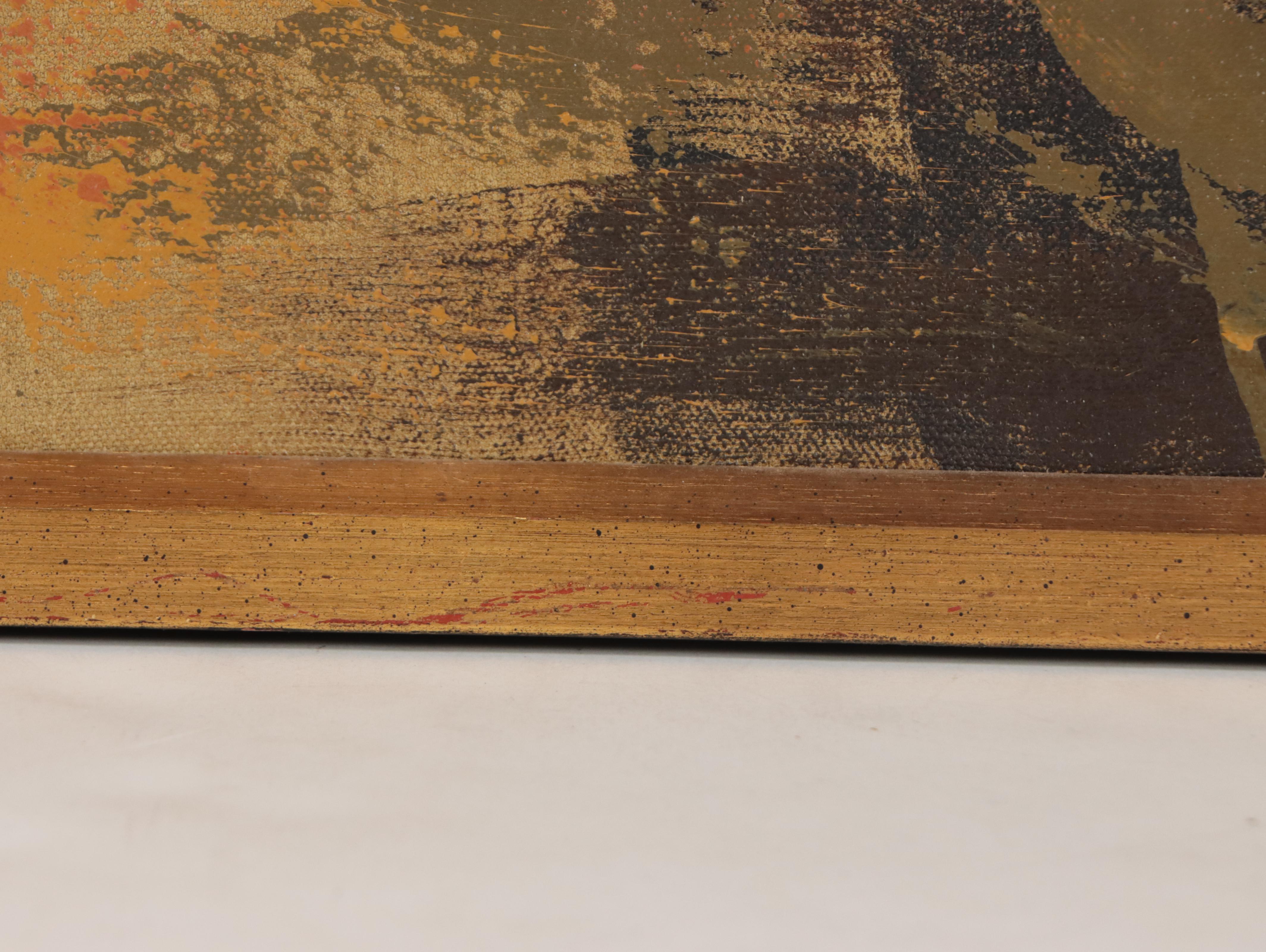 Etta Benjamin Cien Figurative Oil Painting of Reclining Nude, Circa 1960