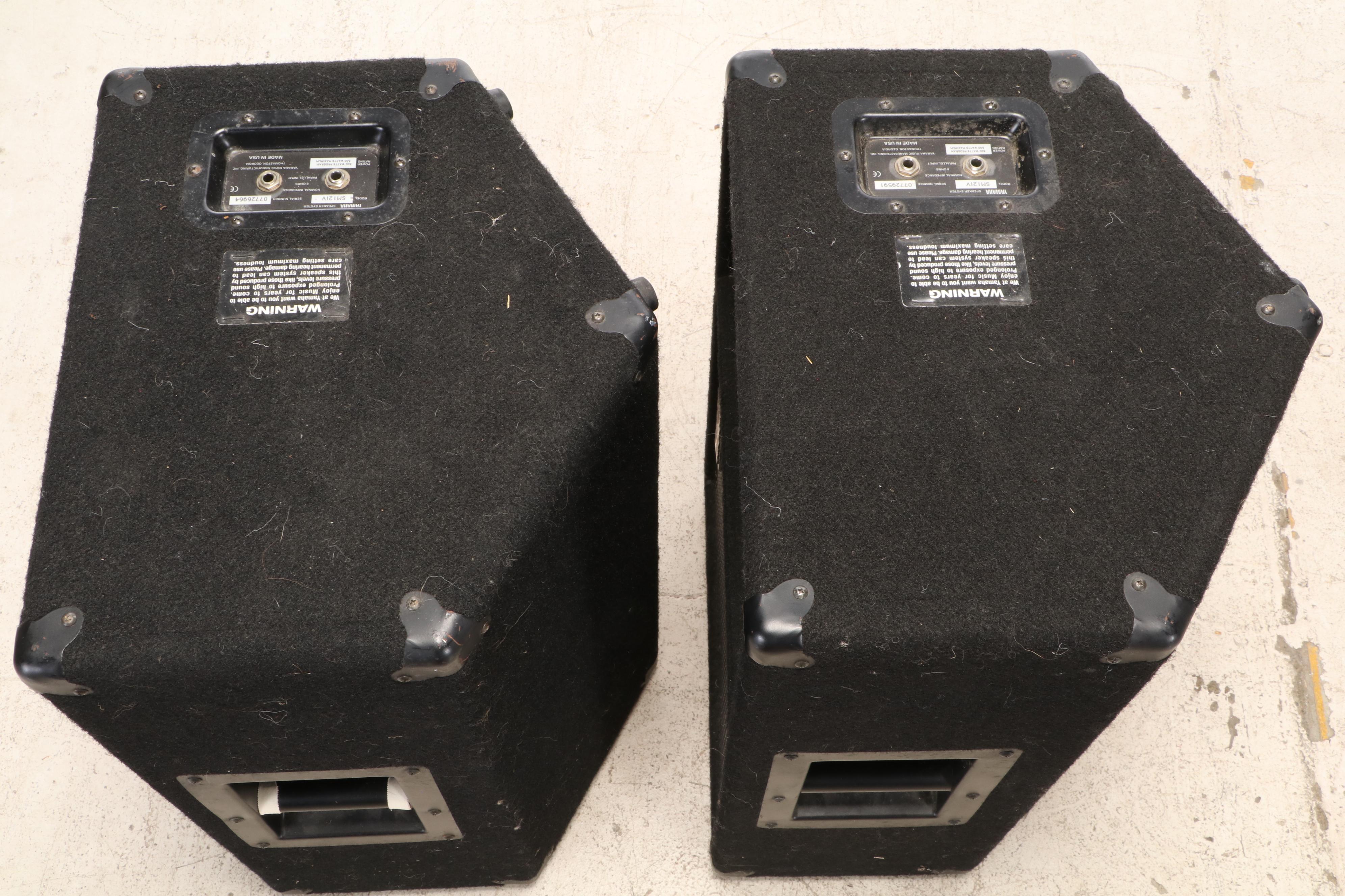 Yamaha SM12IV Speaker System Speakers with Cables