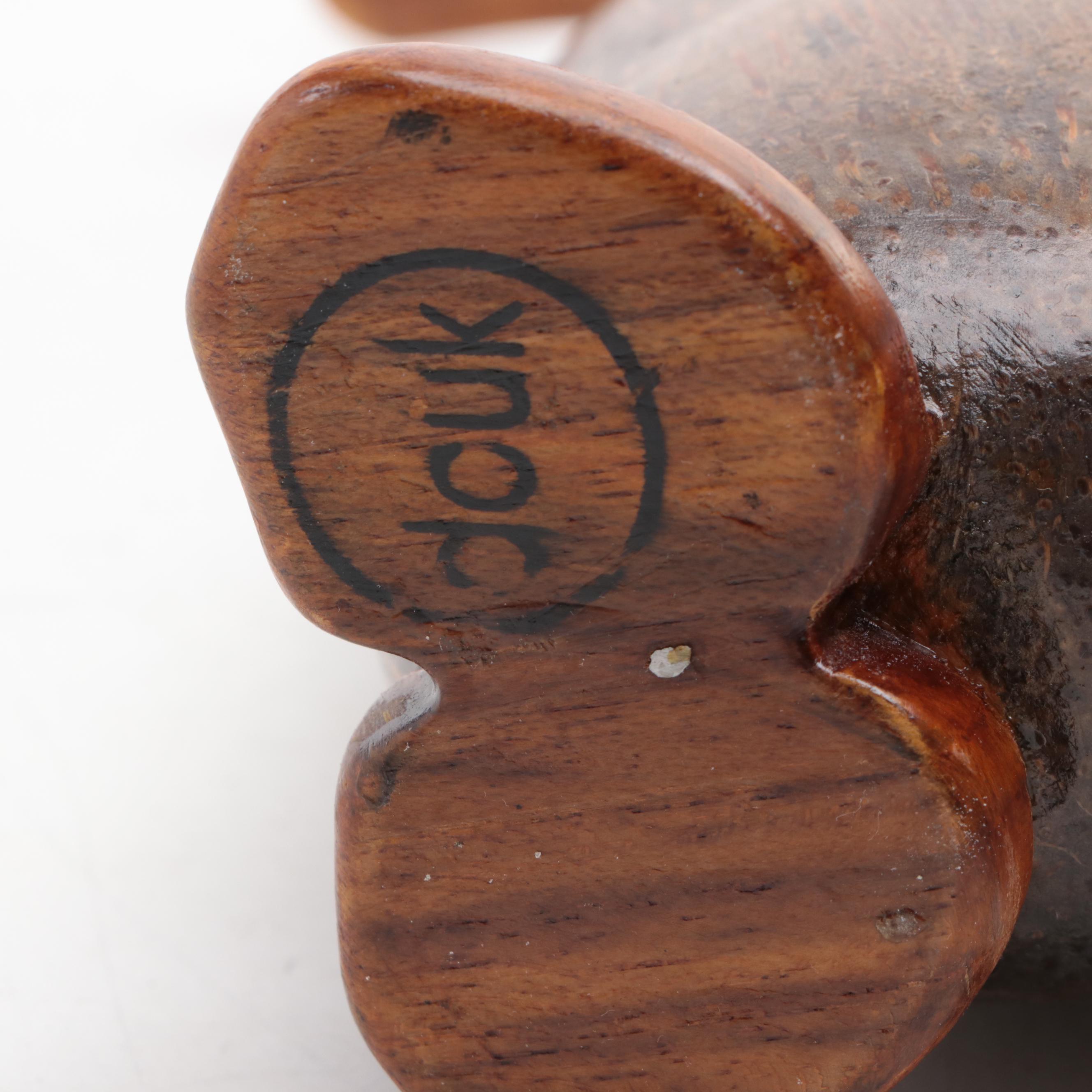 DCUK Carved Wooden Duck Figurines