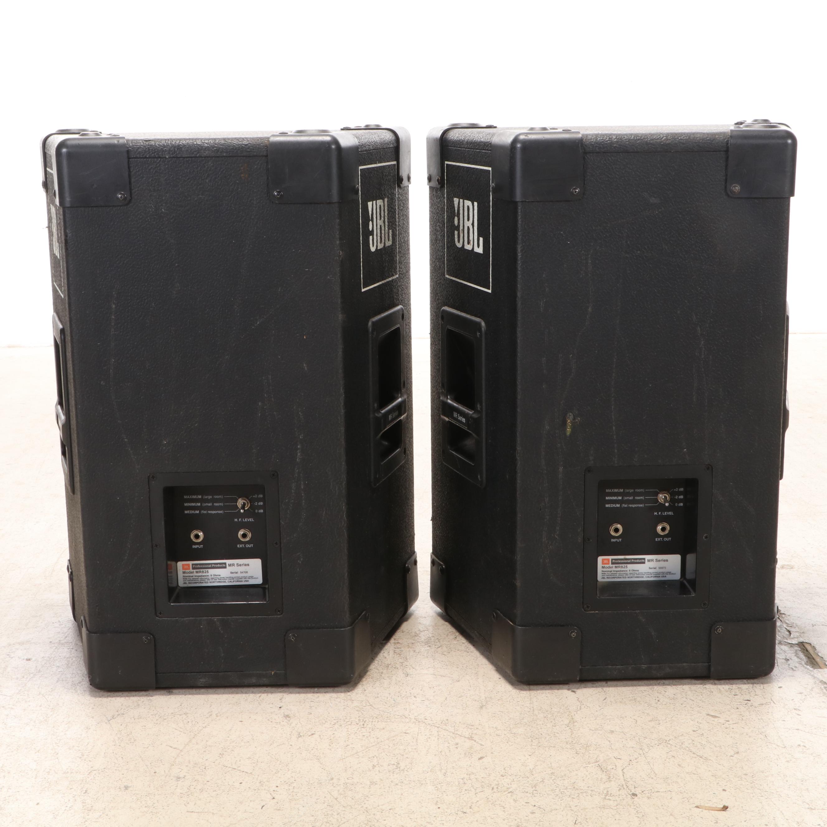 Pair of JBL MR Series Professional Amplifiers
