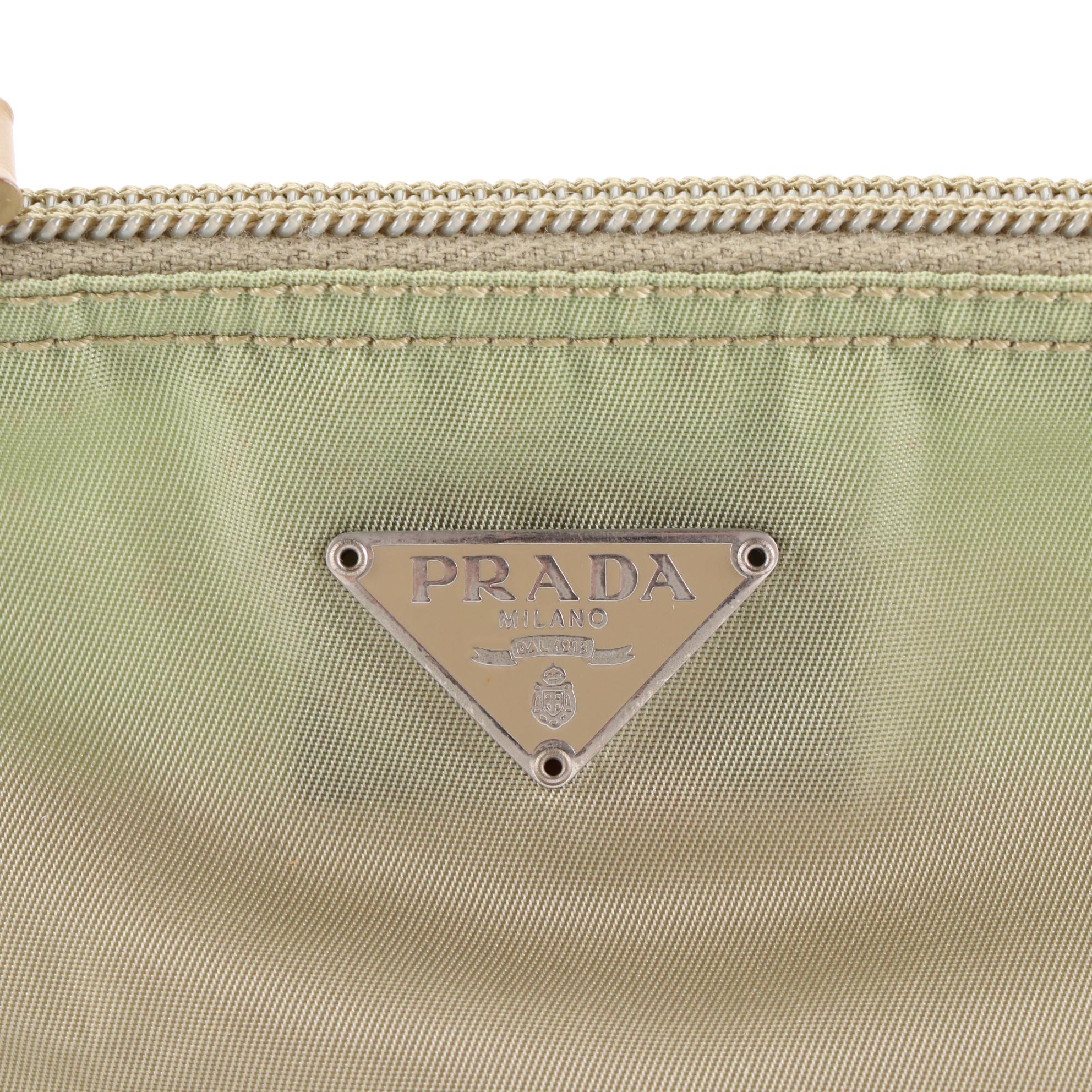 Prada Tessuto Nylon Zip Pouch
