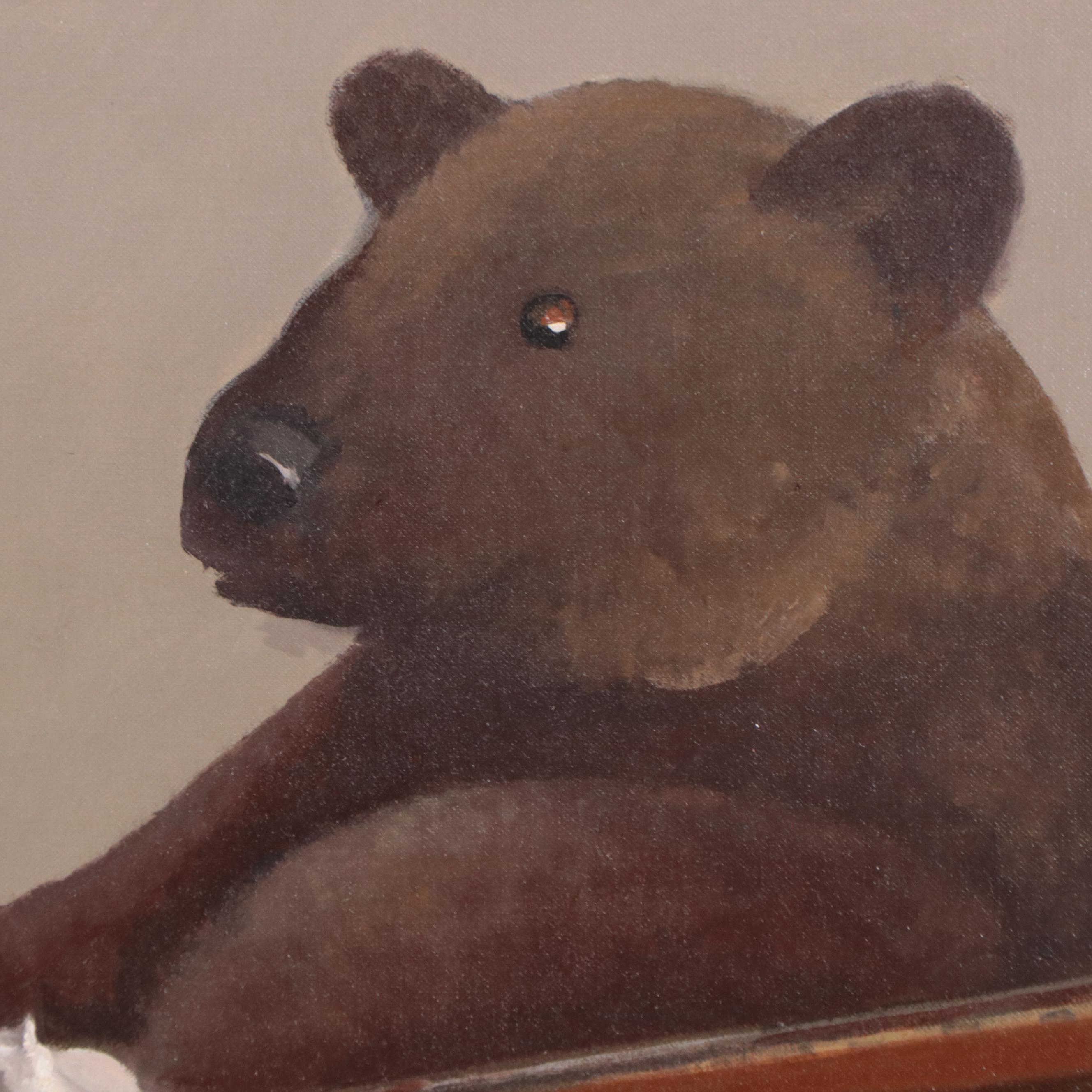 Robert Douglas Hunter Oil Painting of Still Life "A.R.R. With a Mandolin," 2005