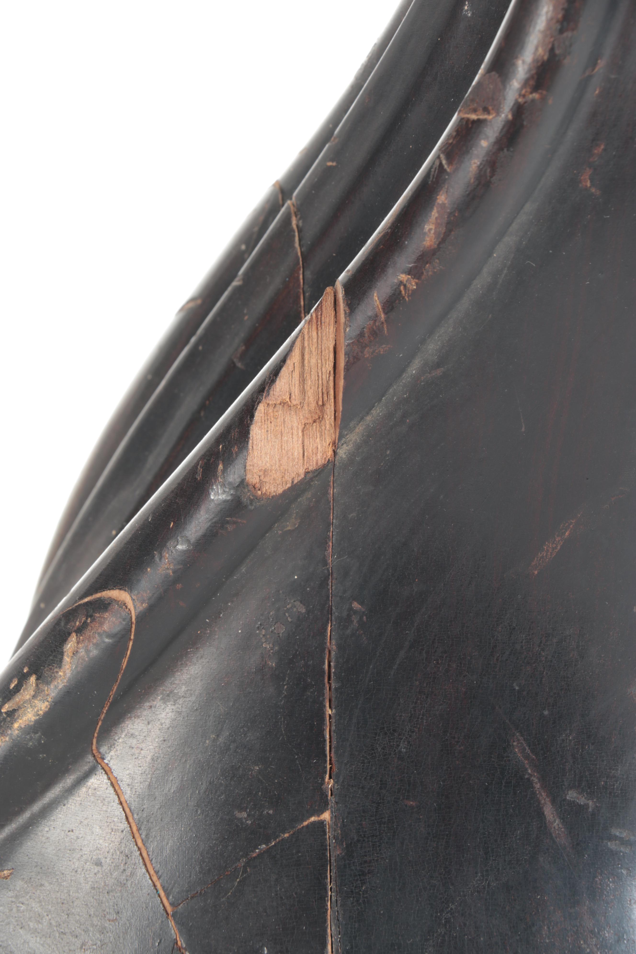 Carved Wood Cabriole Legs with Casters