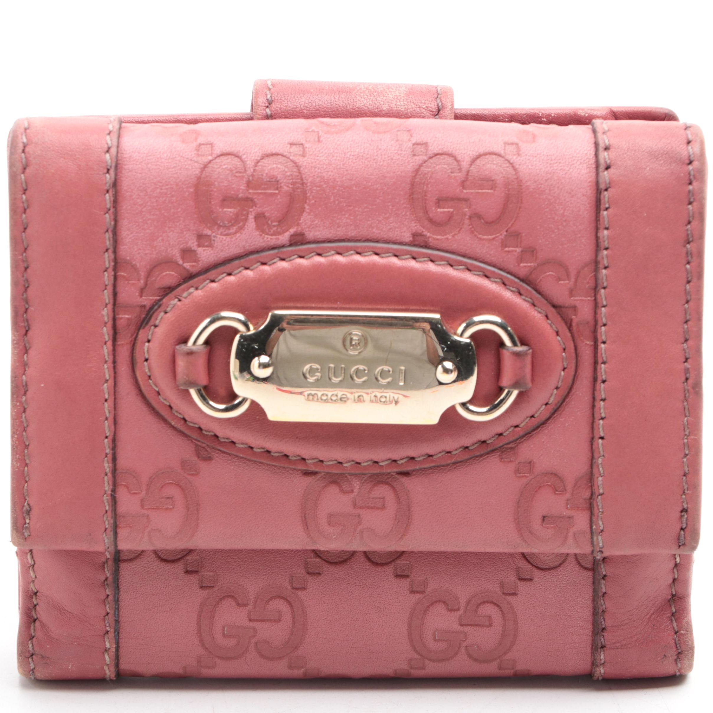 Gucci Compact Wallet in Guccissima Leather