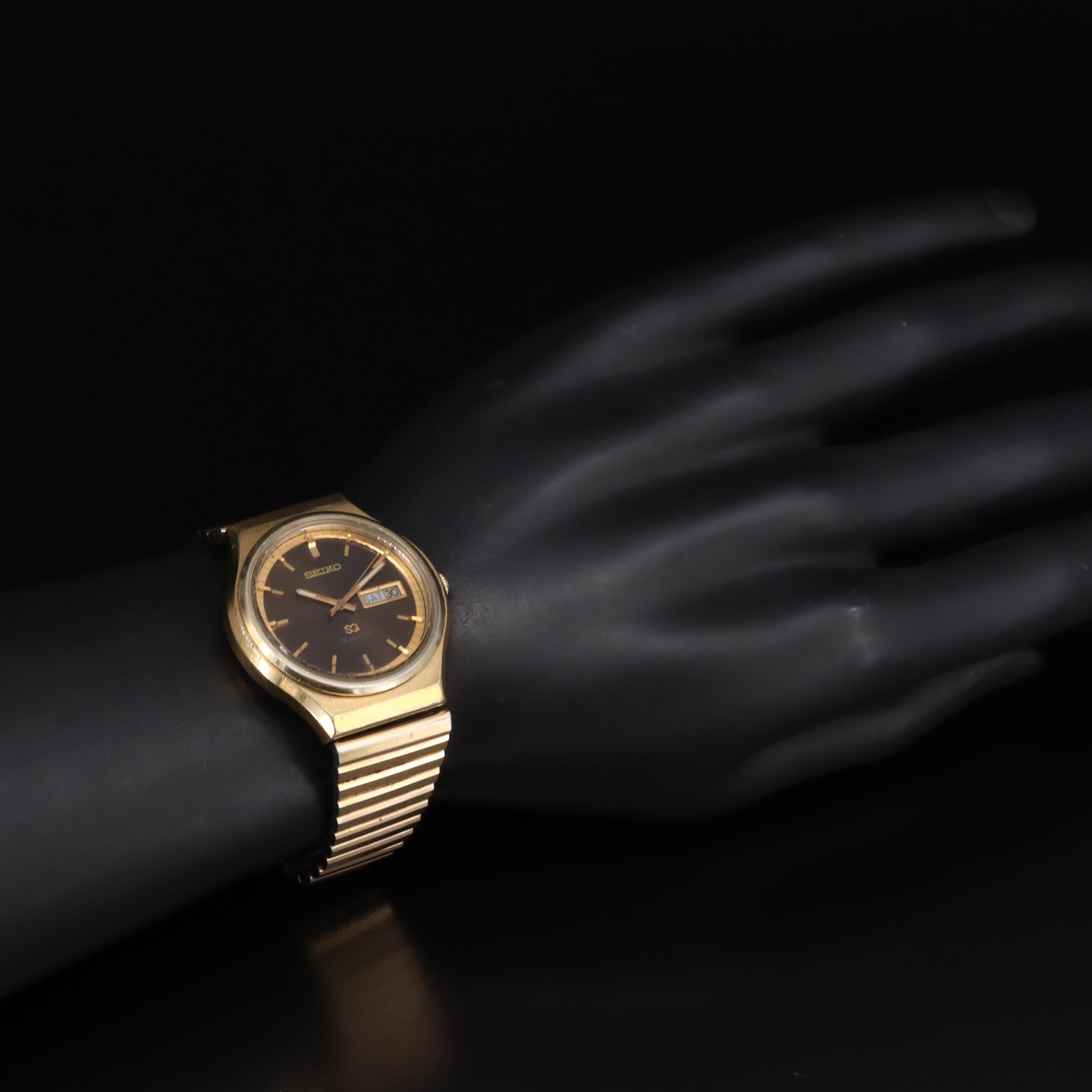 Seiko Quartz 3003 Day-Date Watch