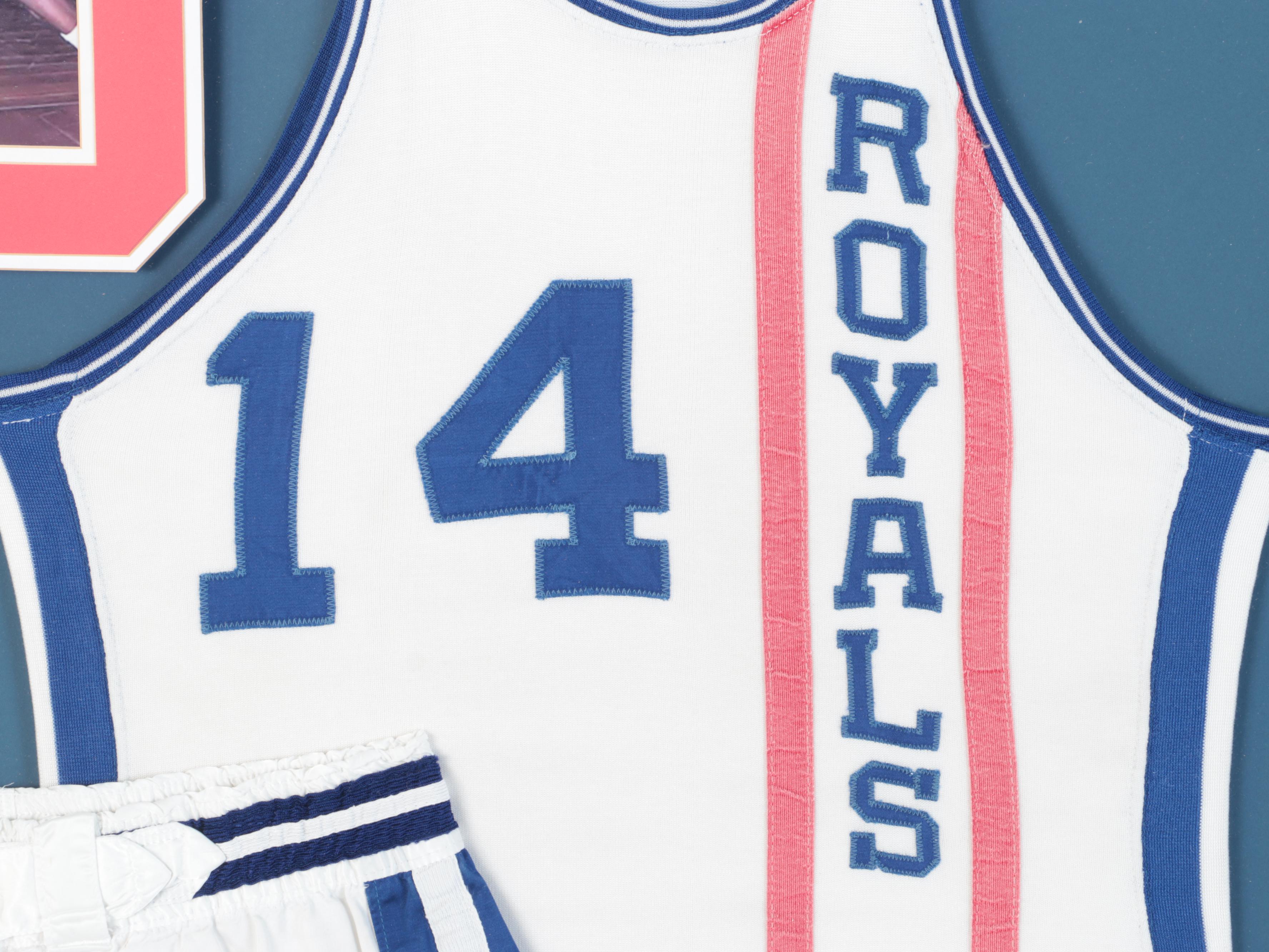 Oscar Robertson Game Issued Cincinnati Royals Jersey and Shorts in Matted Frame