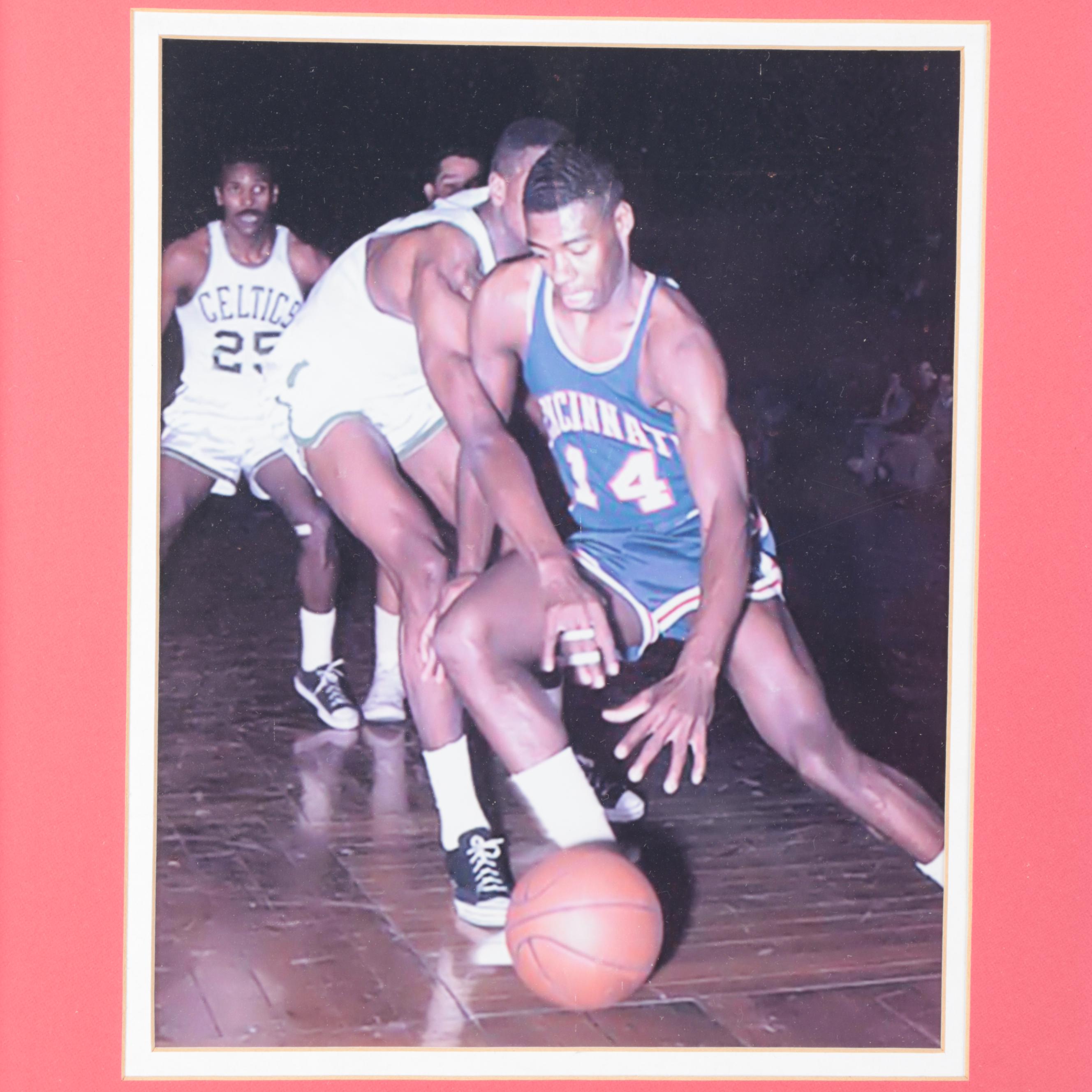 Oscar Robertson Game Issued Cincinnati Royals Jersey and Shorts in Matted Frame