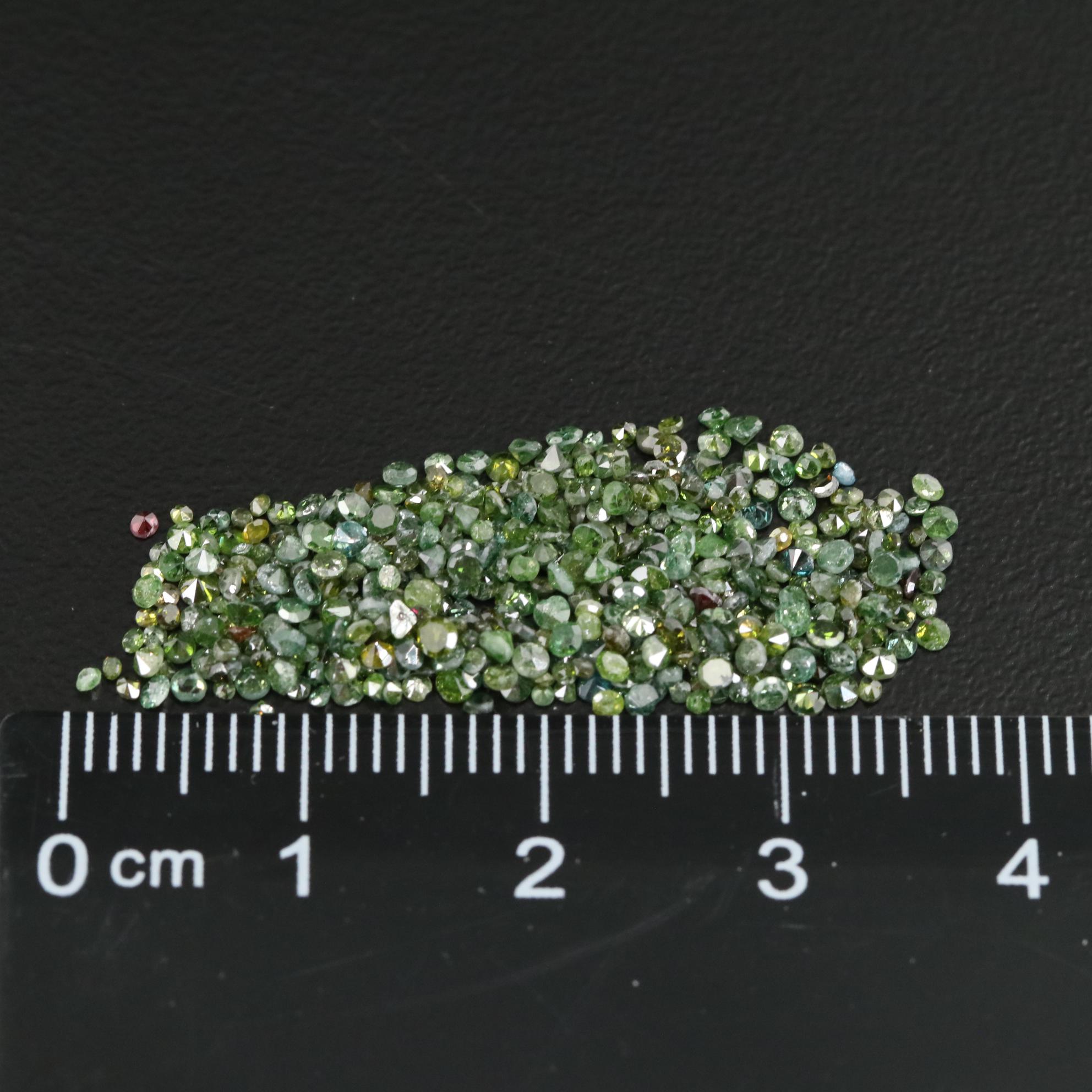 Loose 5.06 CTW Single Cut Rough Diamonds
